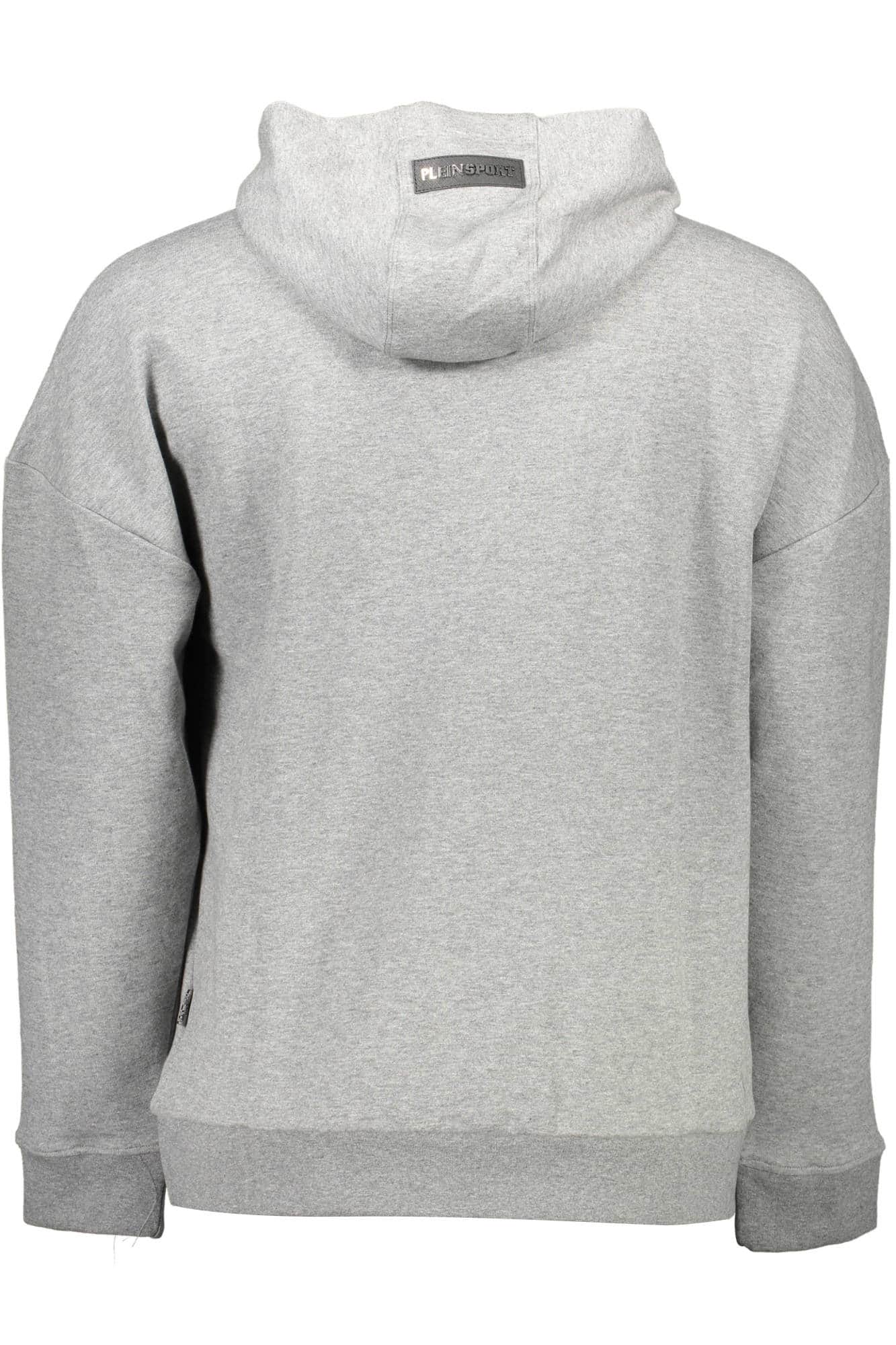 PLEIN SPORT SWEATSHIRT OHNE REISSVERSCHLUSS HERREN GRAU