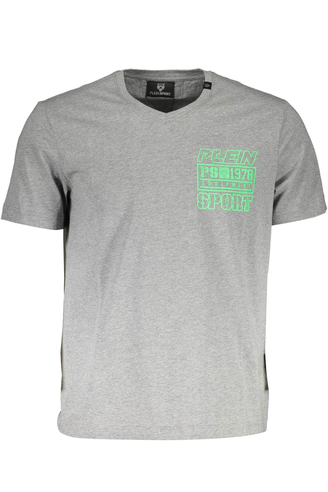 PLEIN SPORT HERREN KURZARM T-SHIRT GRAU