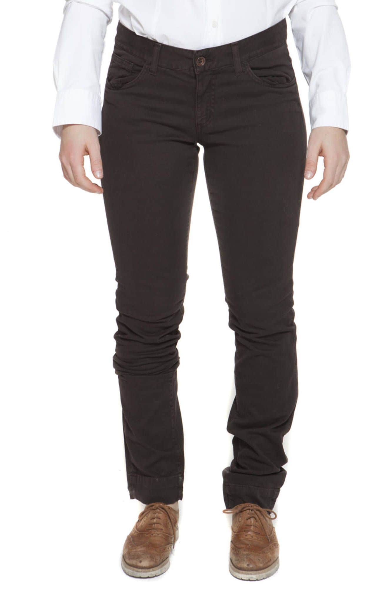 GANT DAMEN BRAUN HOSE
