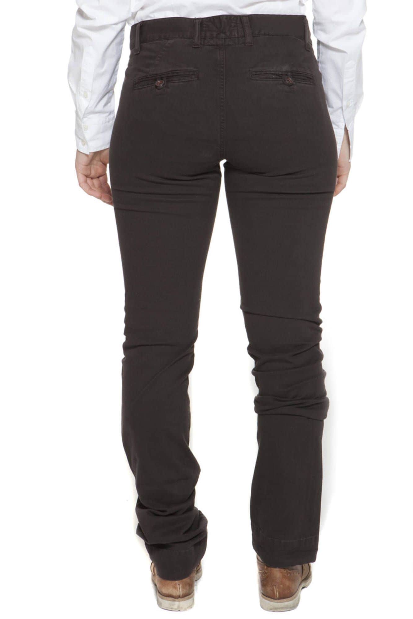 GANT DAMEN BRAUN HOSE