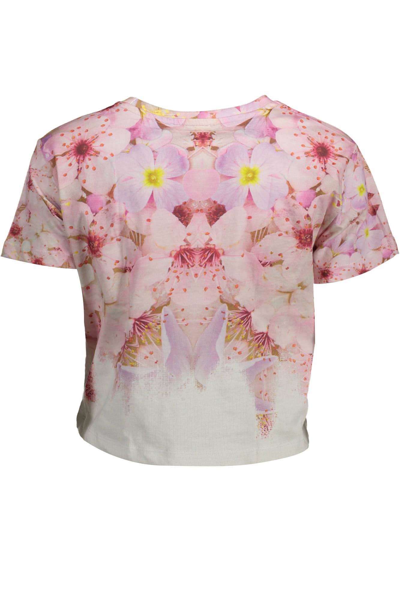DESIGUAL DAMEN KURZARM T-SHIRT ROSA