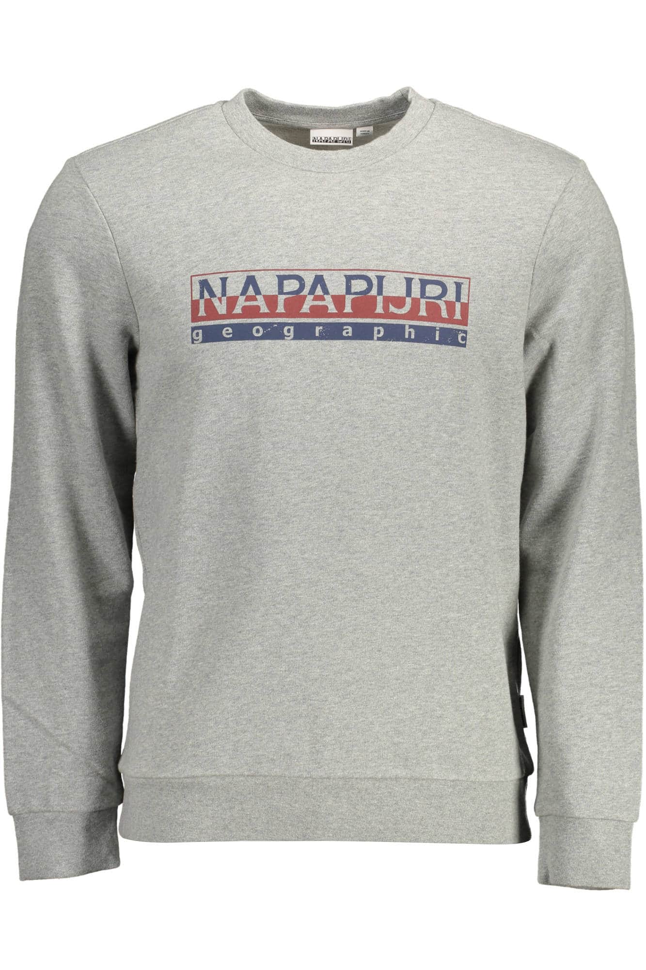 NAPAPIJRI SWEATSHIRT OHNE REISSVERSCHLUSS HERREN GRAU