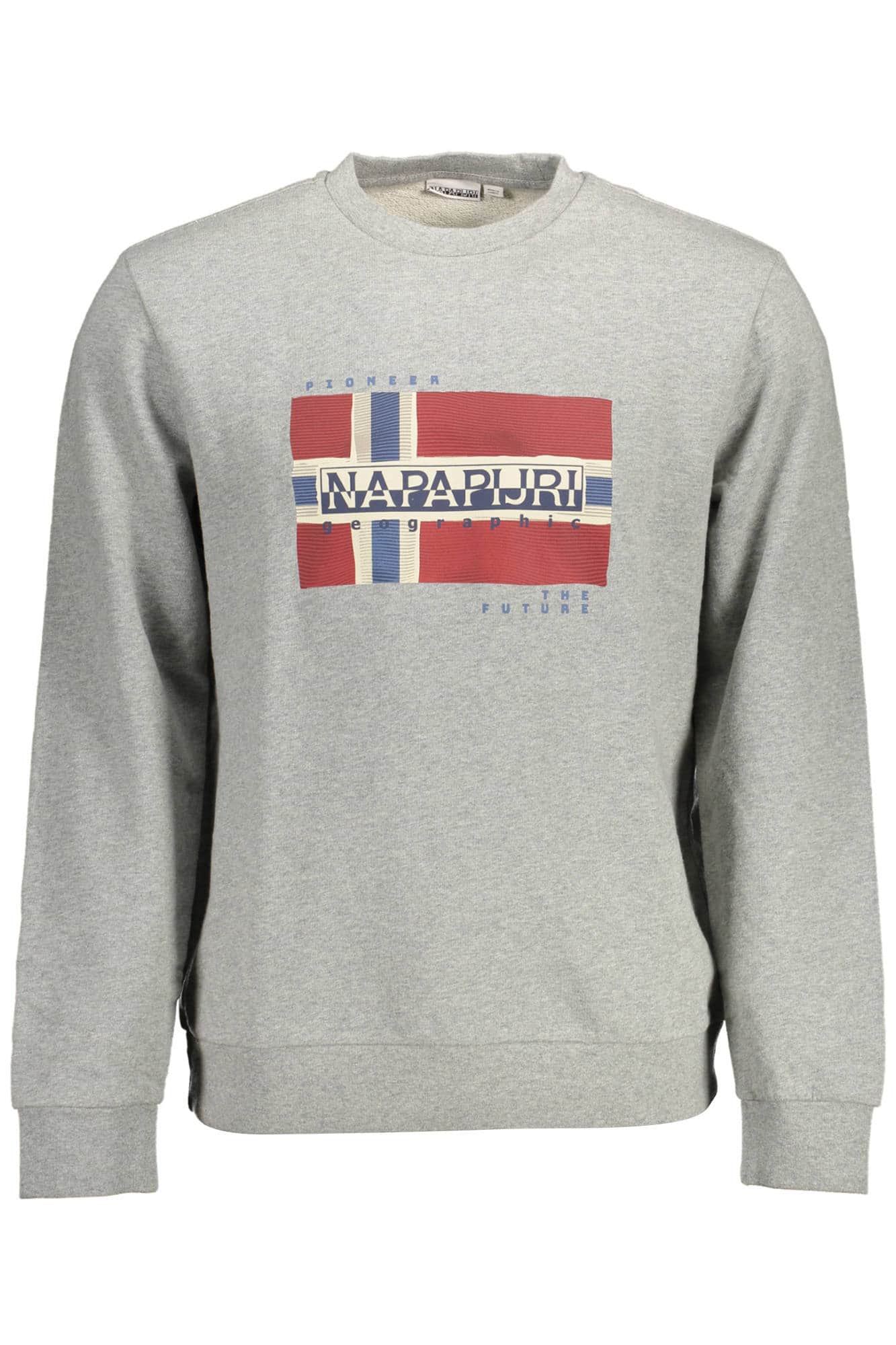 NAPAPIJRI SWEATSHIRT OHNE REISSVERSCHLUSS HERREN GRAU