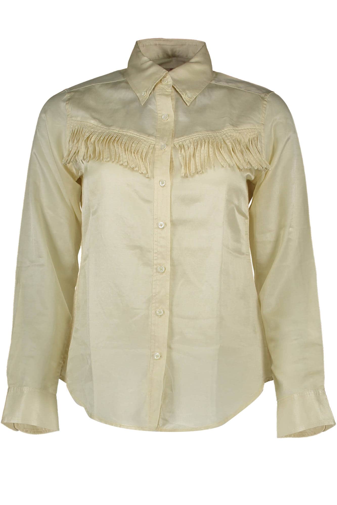 GANT DAMEN LANGARM BEIGE SHIRT