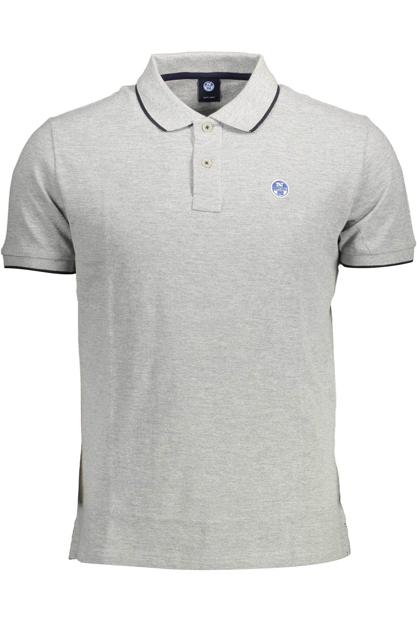 NORTH SAILS KURZARM POLOSHIRT HERREN GRAU