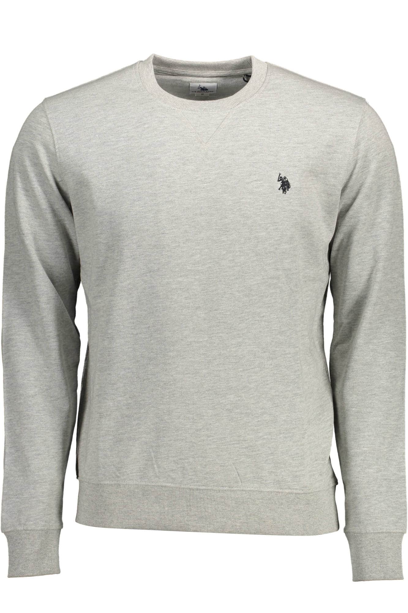 US POLO ASSN. HERREN GRAU MIT REISSVERSCHLUSS SWEATSHIRT