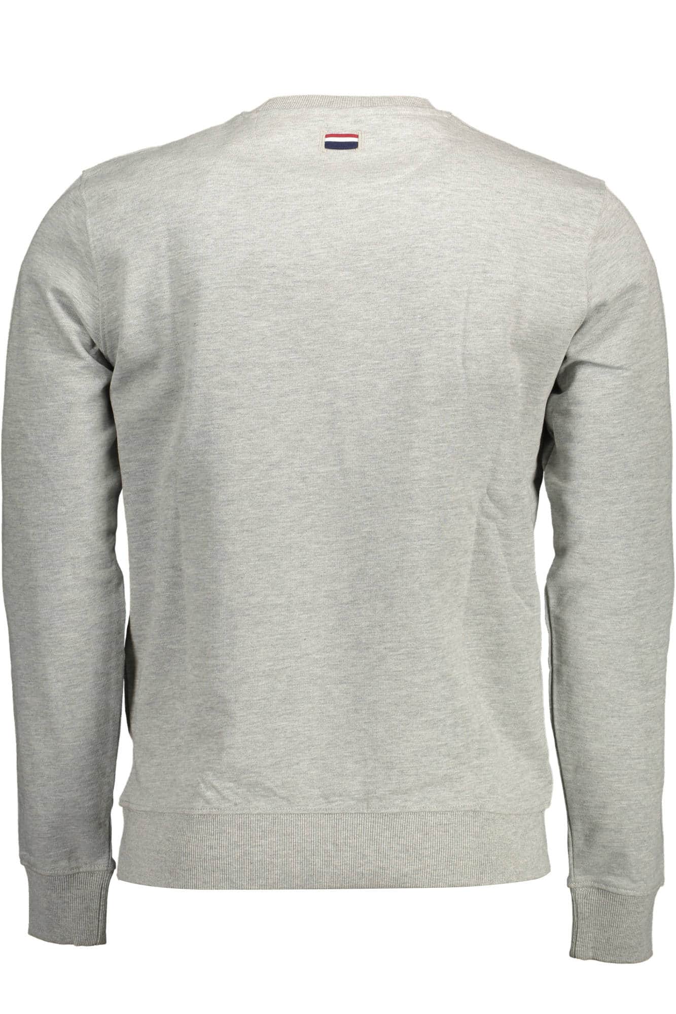 US POLO ASSN. HERREN GRAU MIT REISSVERSCHLUSS SWEATSHIRT