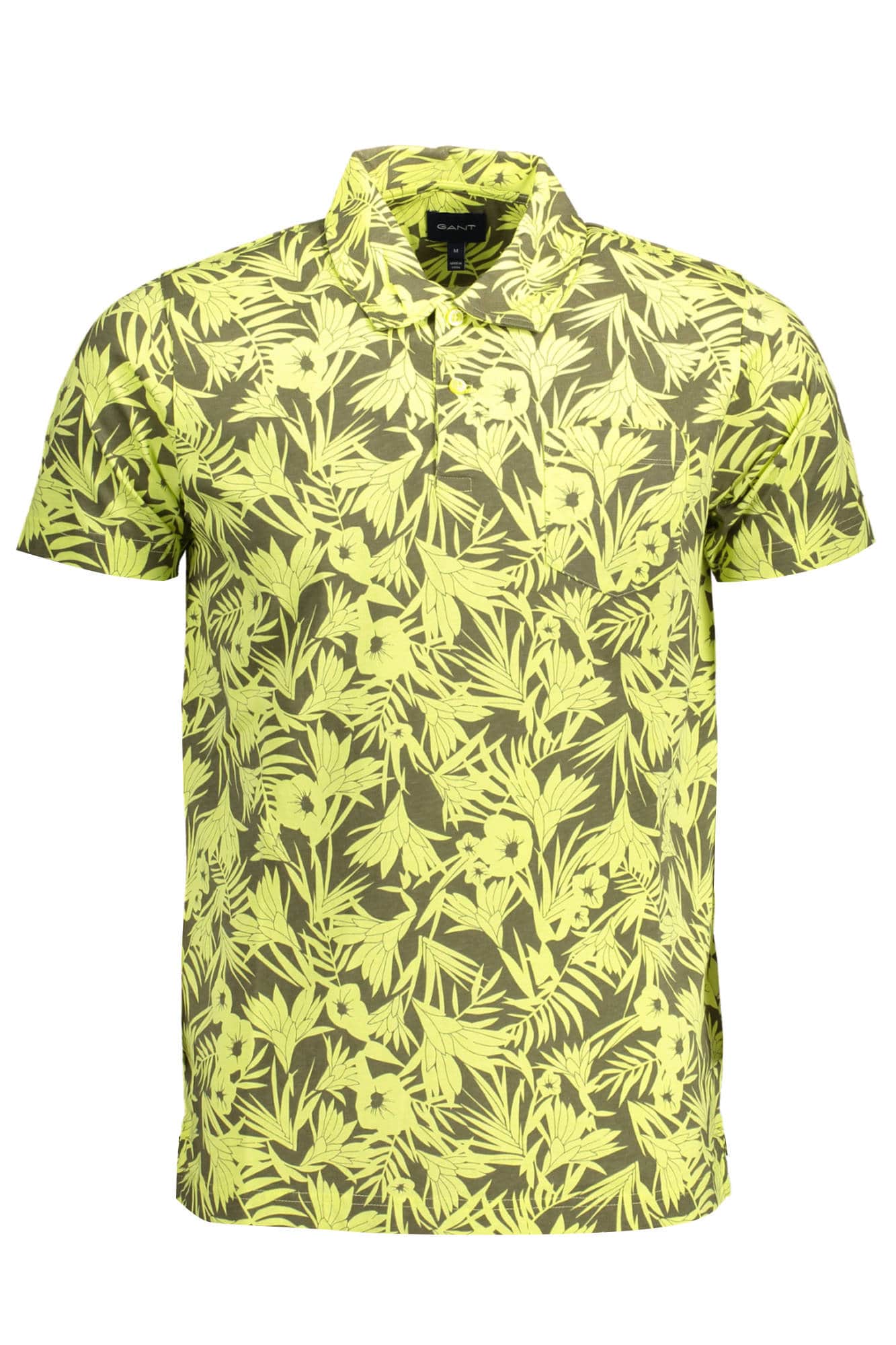 GANT HERREN KURZARM GELB POLOSHIRT