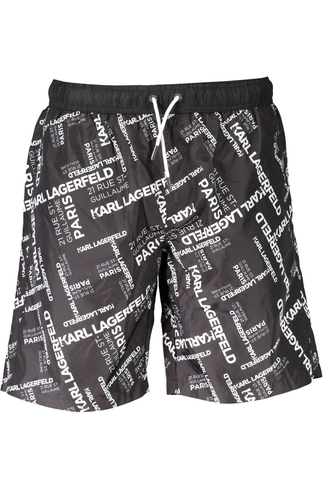 KARL LAGERFELD BADEMODE BADEHOSE HERREN SCHWARZ