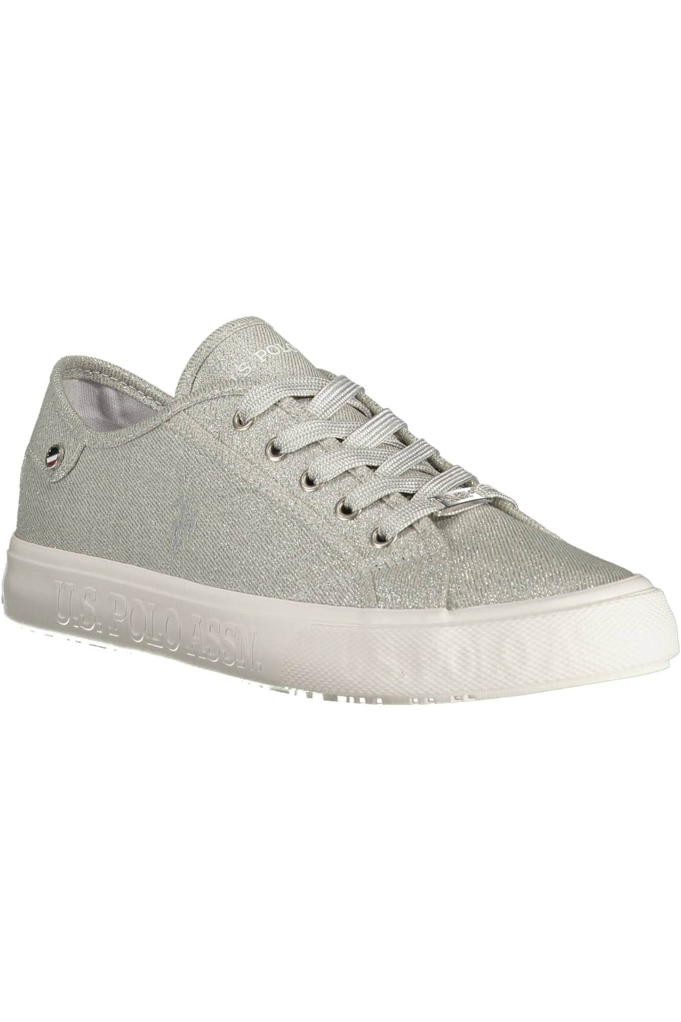 US POLO ASSN. SPORTSCHUHE DAMEN SILBER