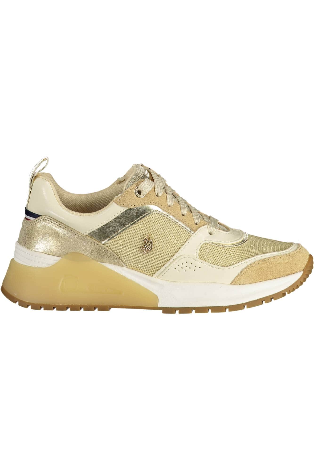 US POLO ASSN. SPORTSCHUHE DAMEN GOLD