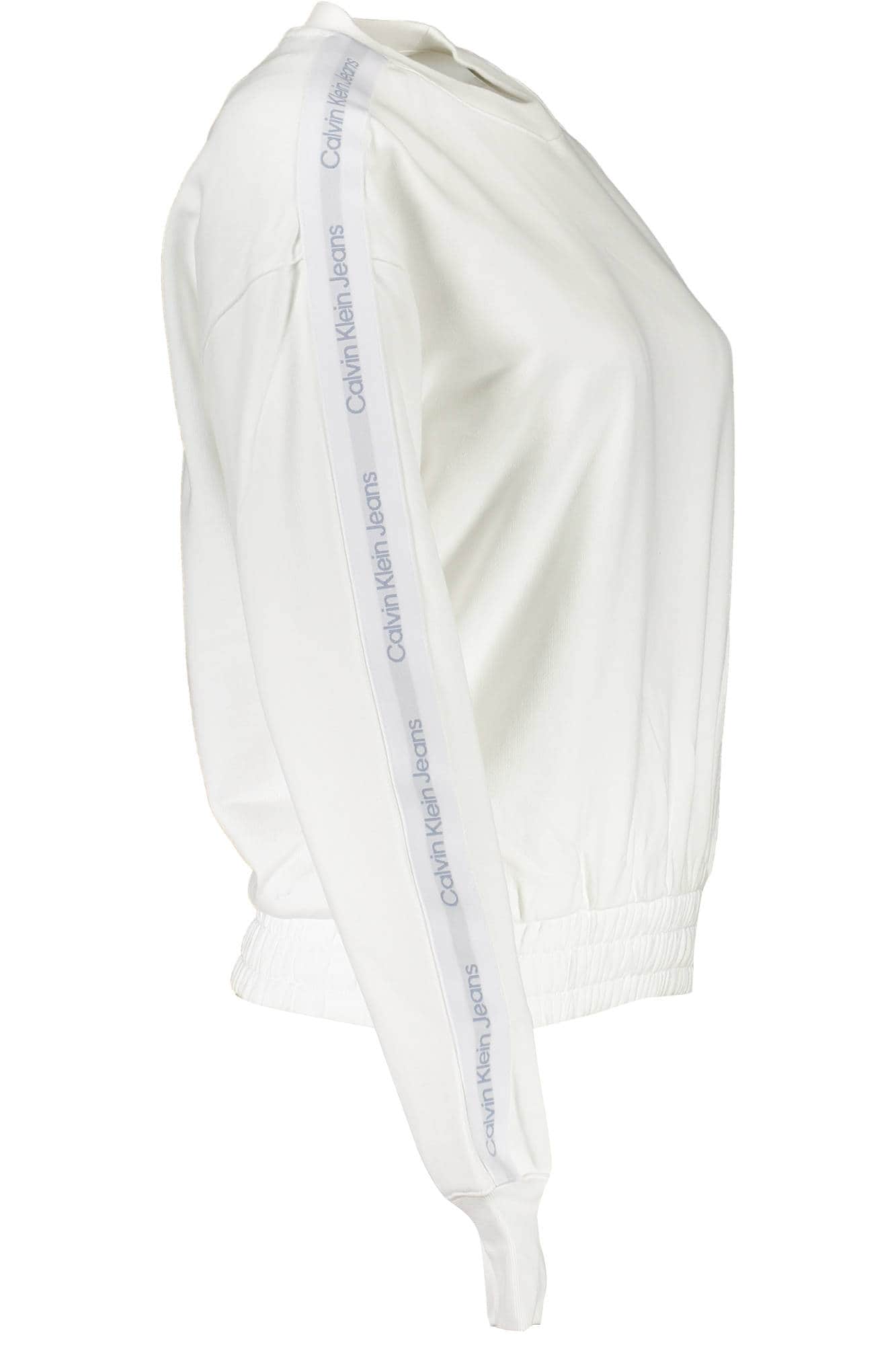 CALVIN KLEIN SWEATSHIRT OHNE REISSVERSCHLUSS DAMEN WEISS