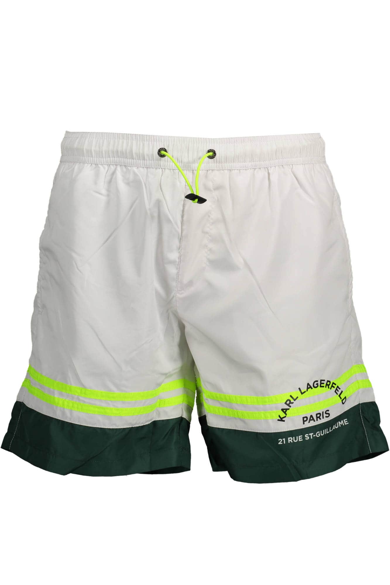 KARL LAGERFELD BADEMODE BADEHOSE WEISS HERREN
