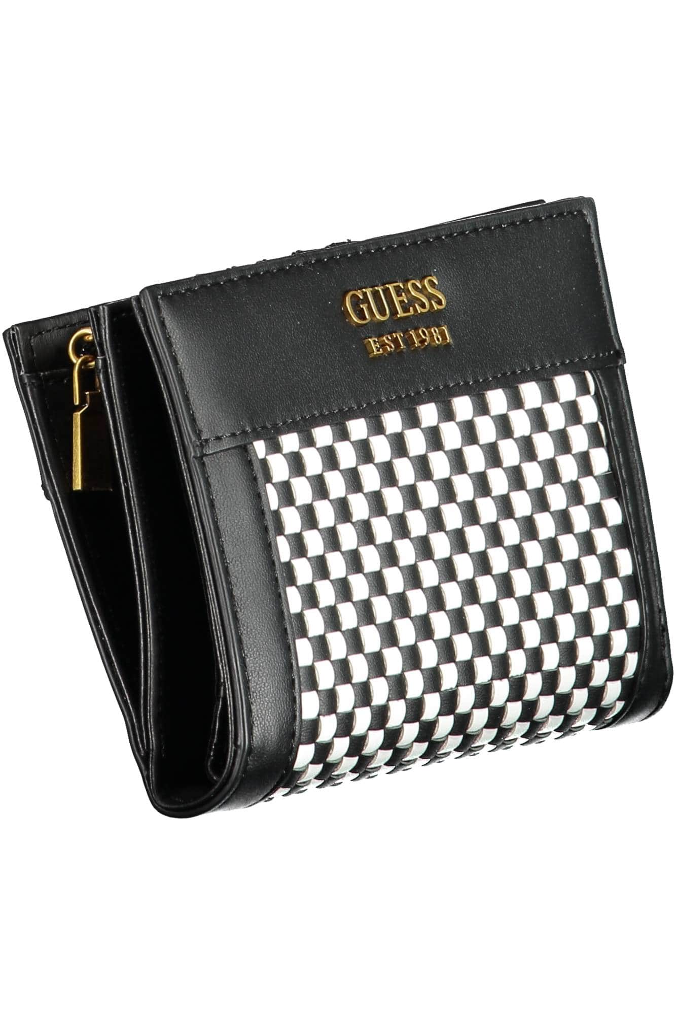 GUESS JEANS DAMEN GELDBÖRSE SCHWARZ