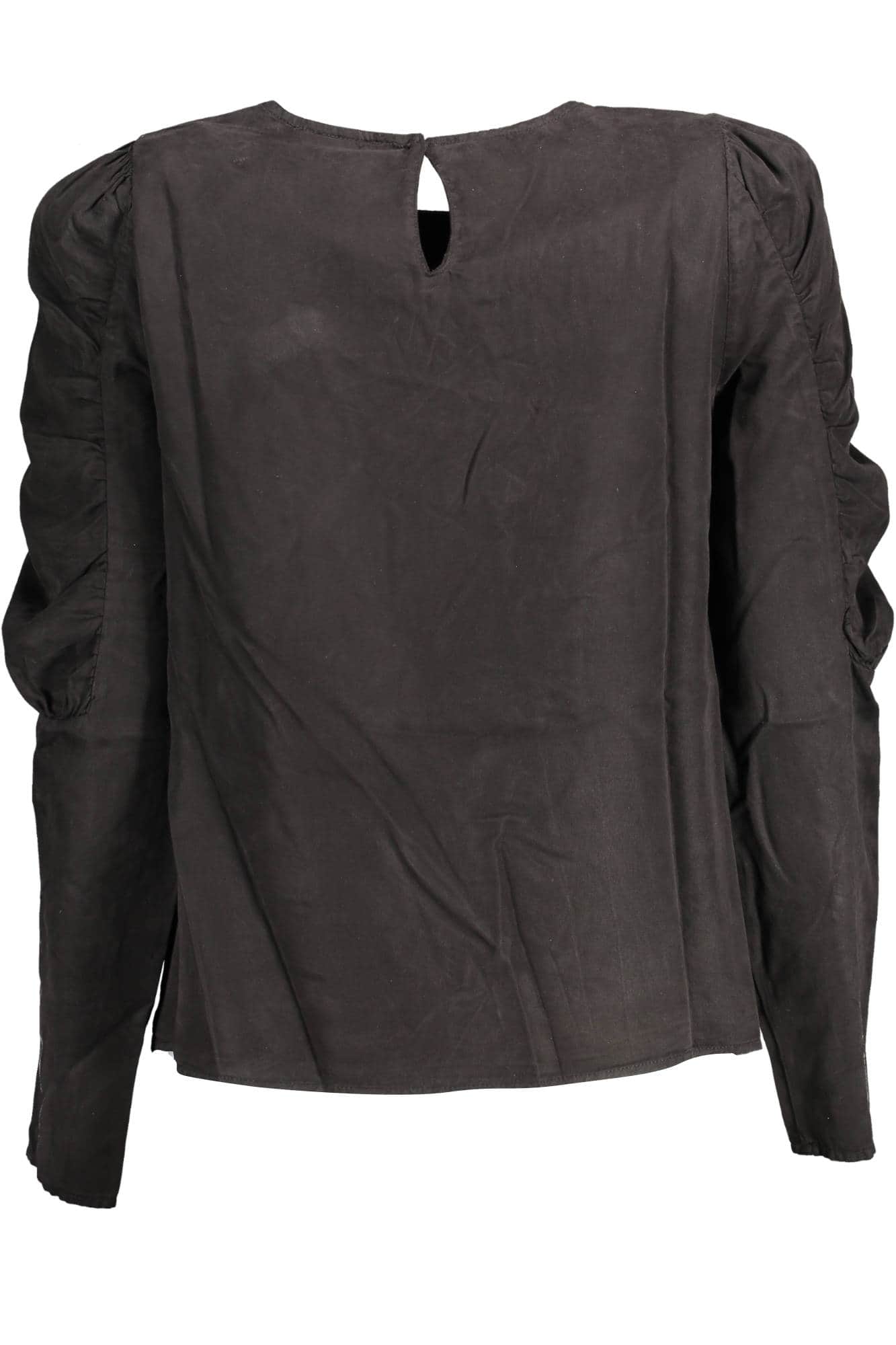 DESIGUAL LANGARM SHIRT DAMEN SCHWARZ
