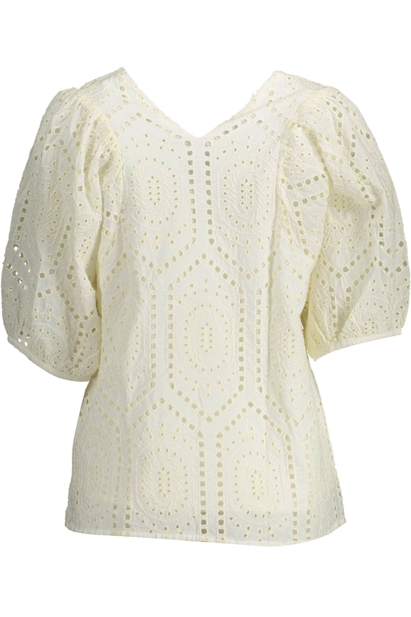 GANT DAMEN KURZARM T-SHIRT WEISS
