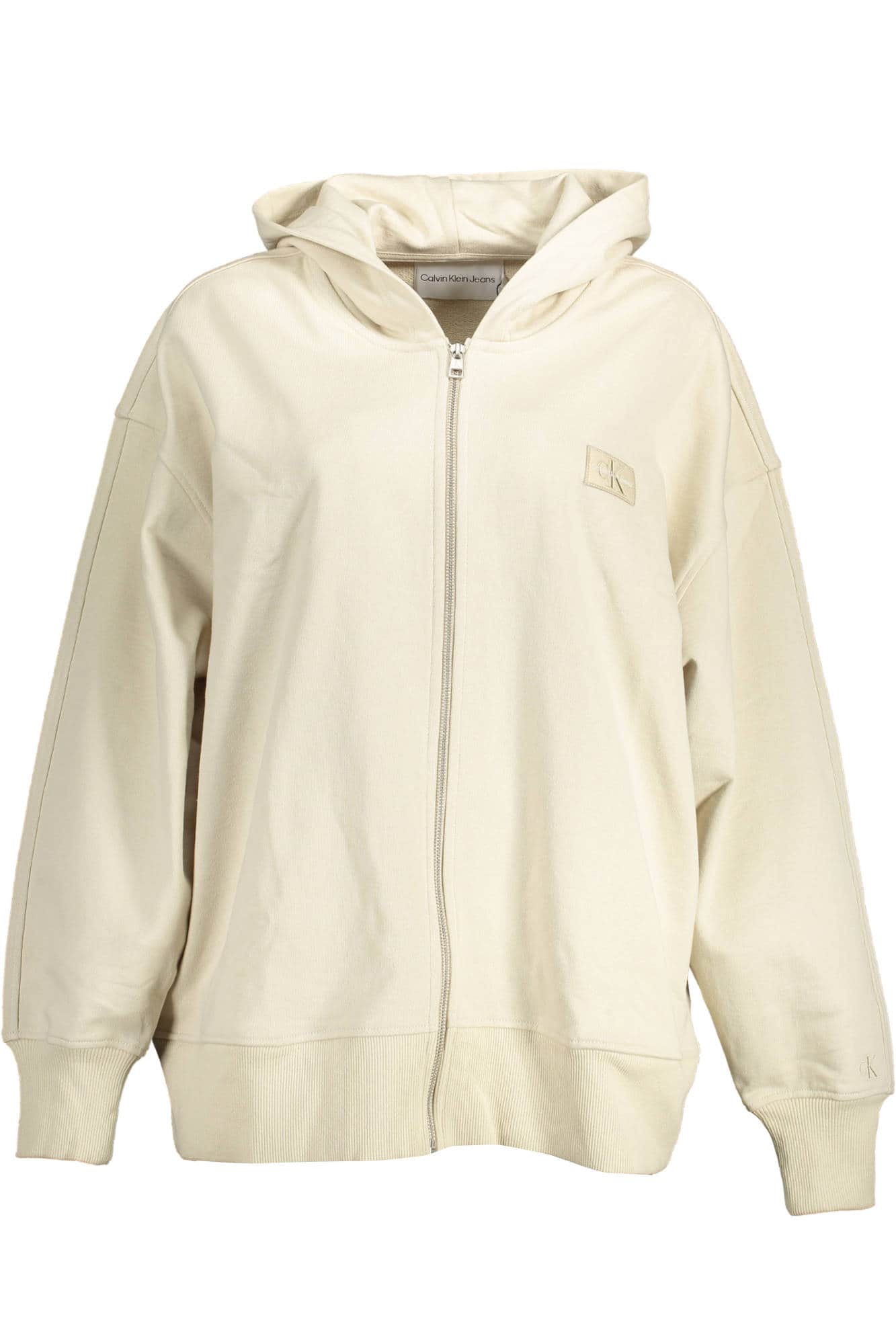 CALVIN KLEIN SWEATSHIRT MIT REISSVERSCHLUSS DAMEN GRAU