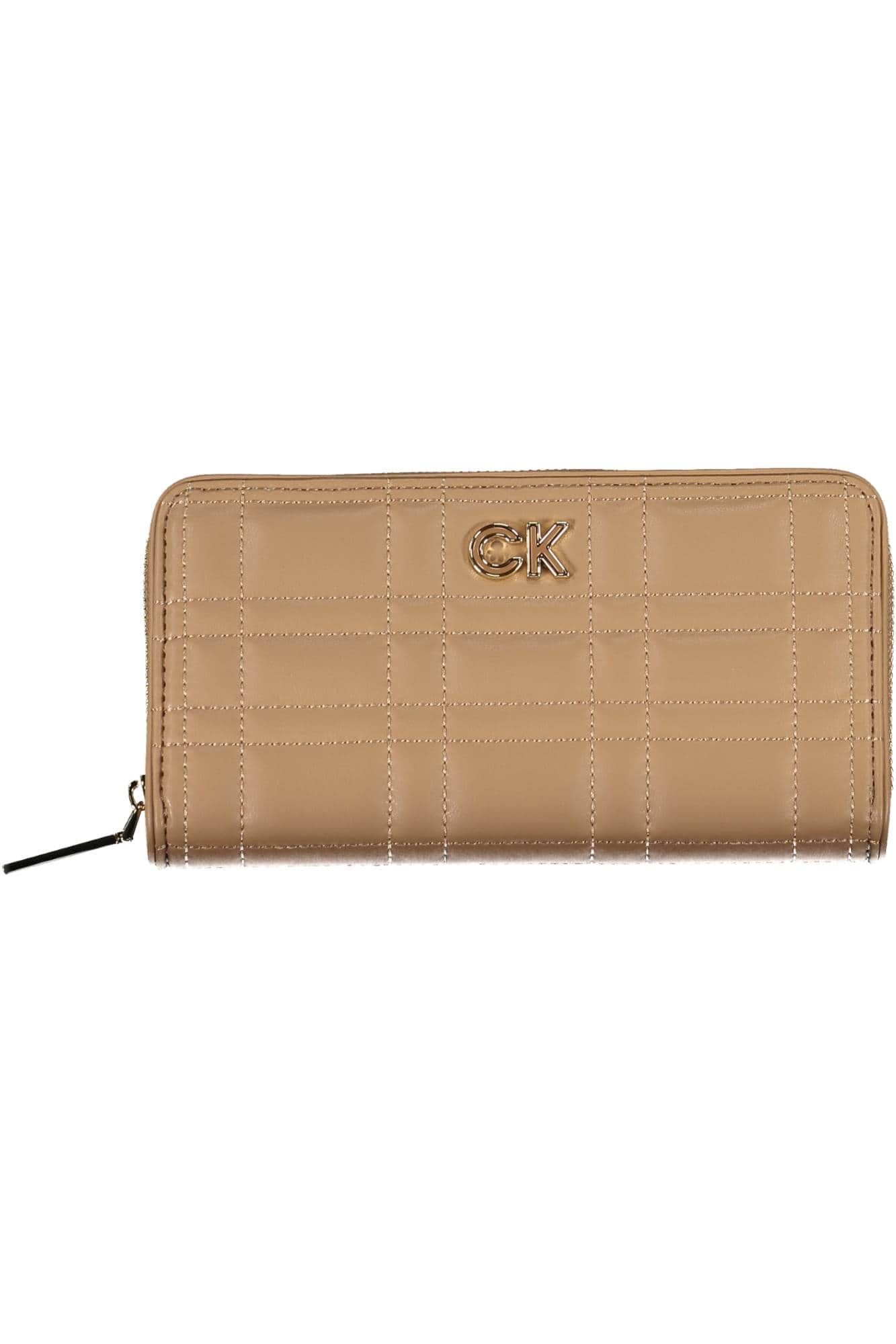 CALVIN KLEIN BEIGE DAMEN GELDBÖRSE