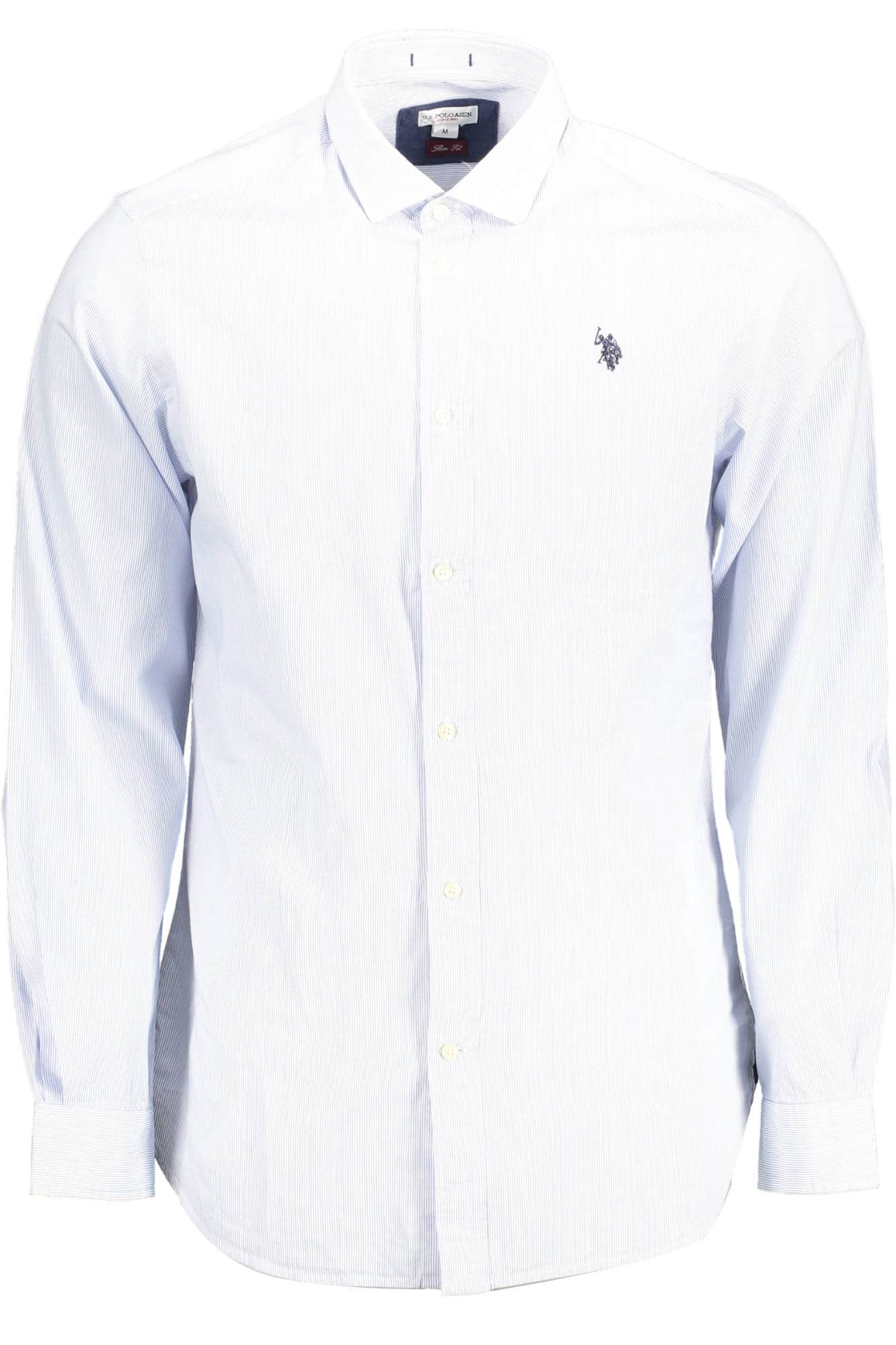 US POLO ASSN. HERREN LANGARM SHIRT, BLAU