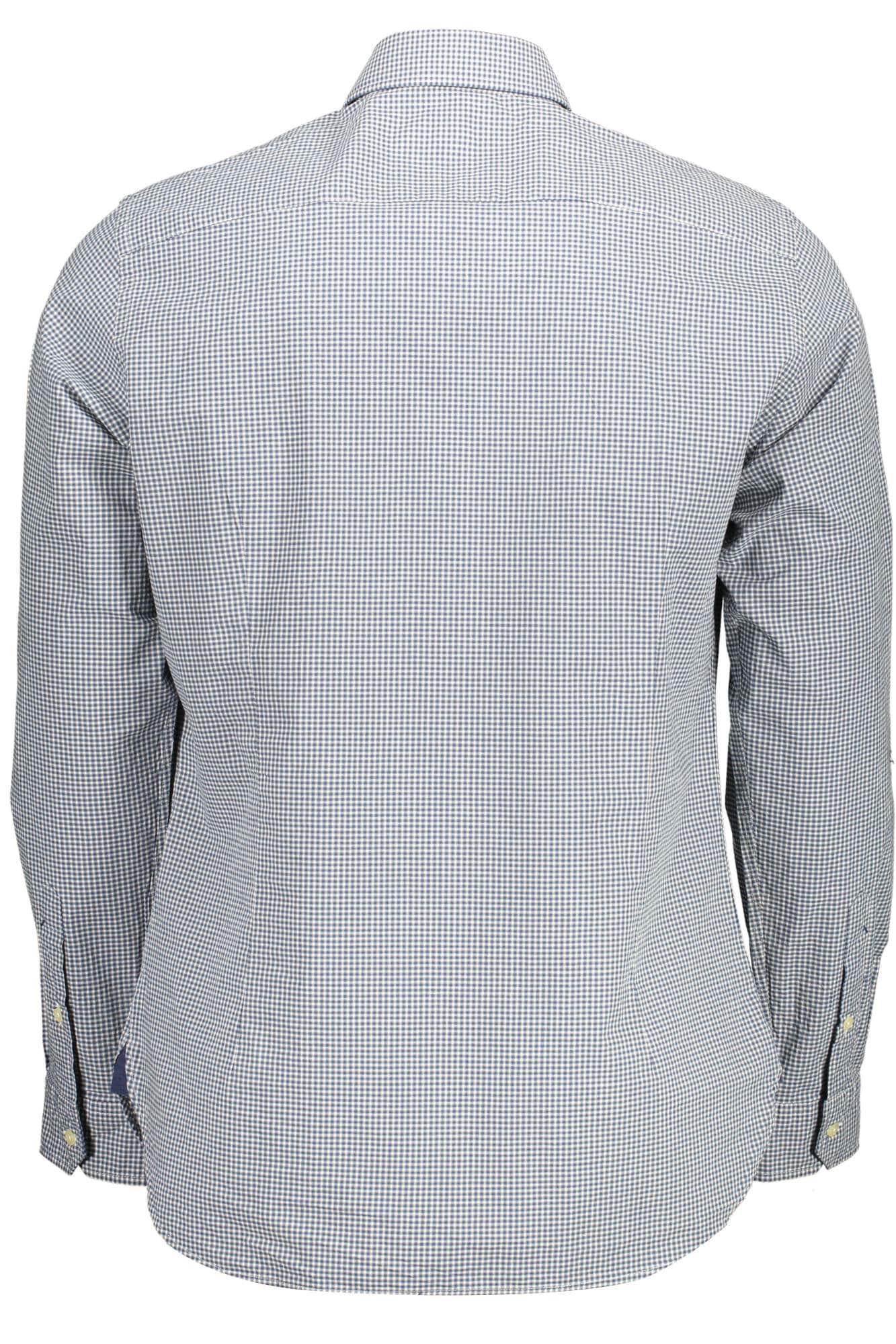 US POLO ASSN. HERREN LANGARM SHIRT, BLAU