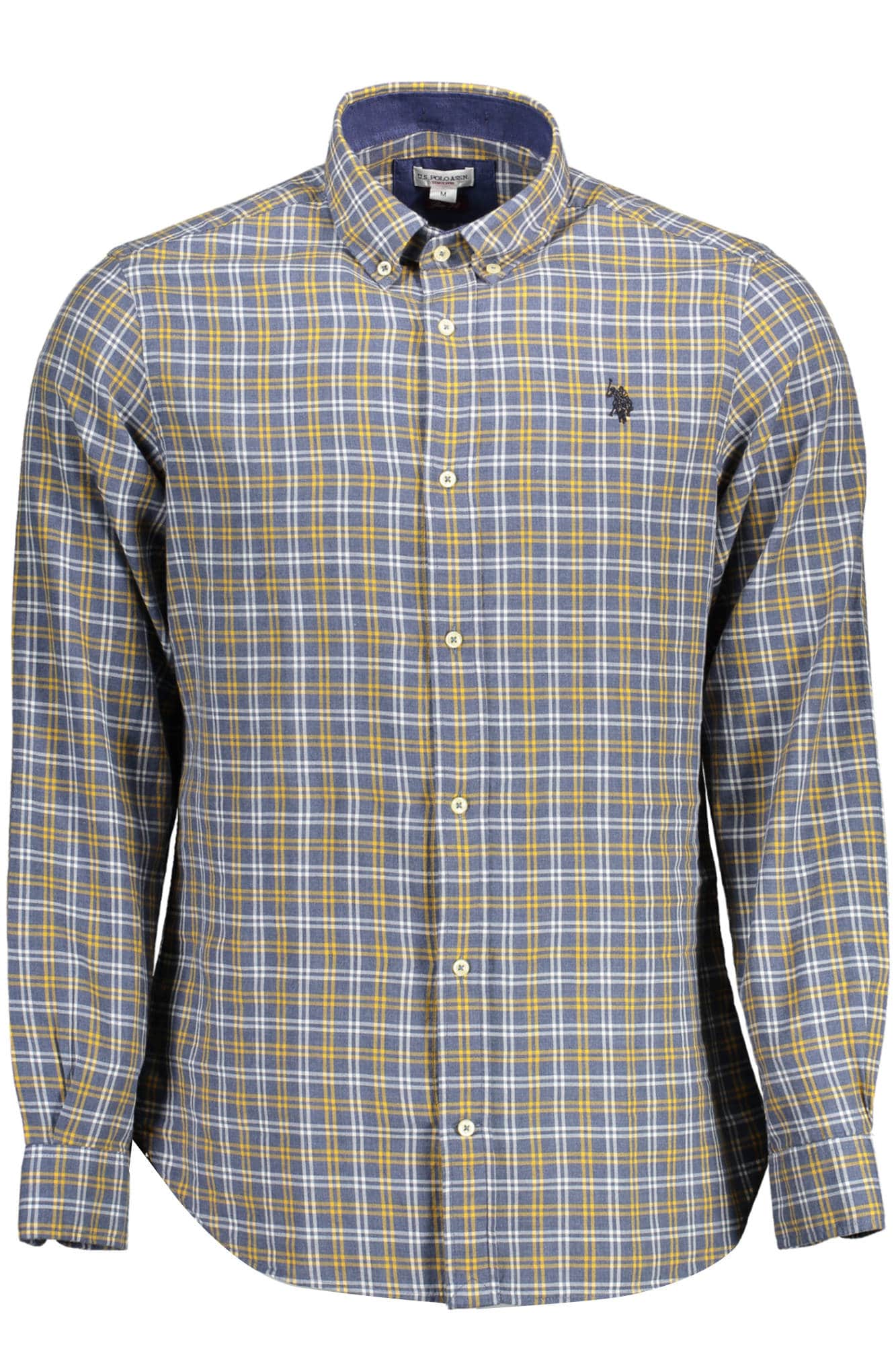 US POLO ASSN. HERREN BLAU LANGARM SHIRT
