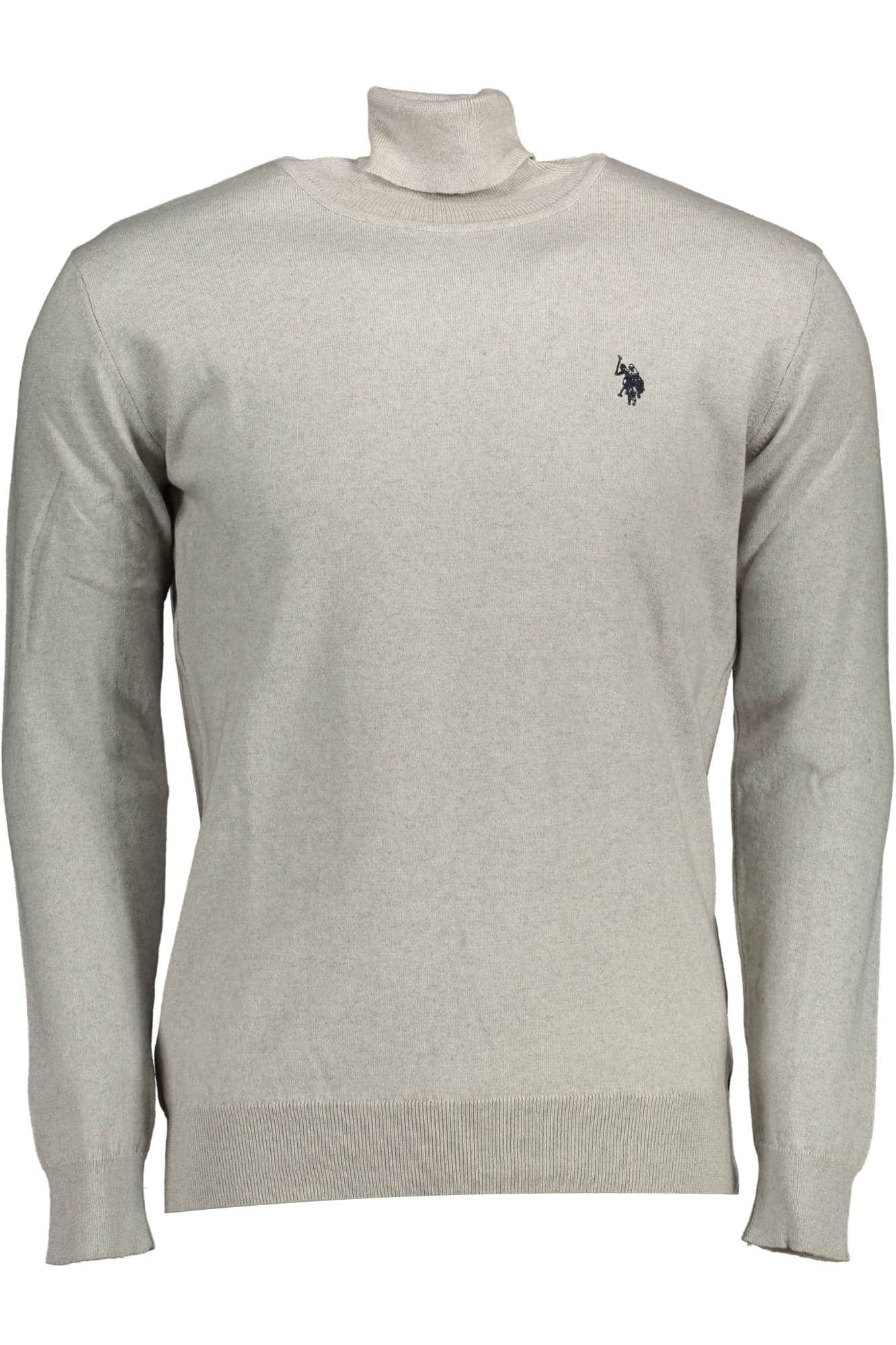 US POLO ASSN. HERREN GRAU ROLLKRAGEN