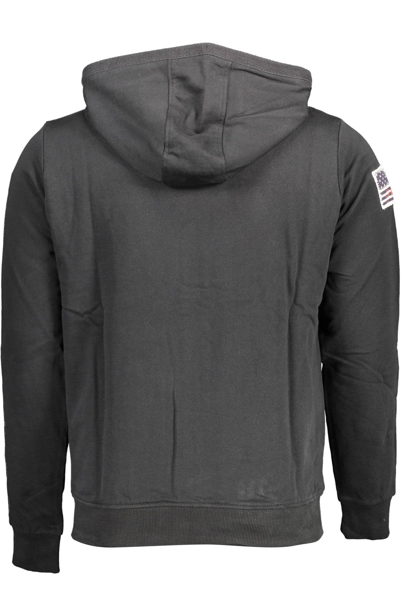 US POLO ASSN. HERREN SCHWARZ MIT REISSVERSCHLUSS SWEATSHIRT