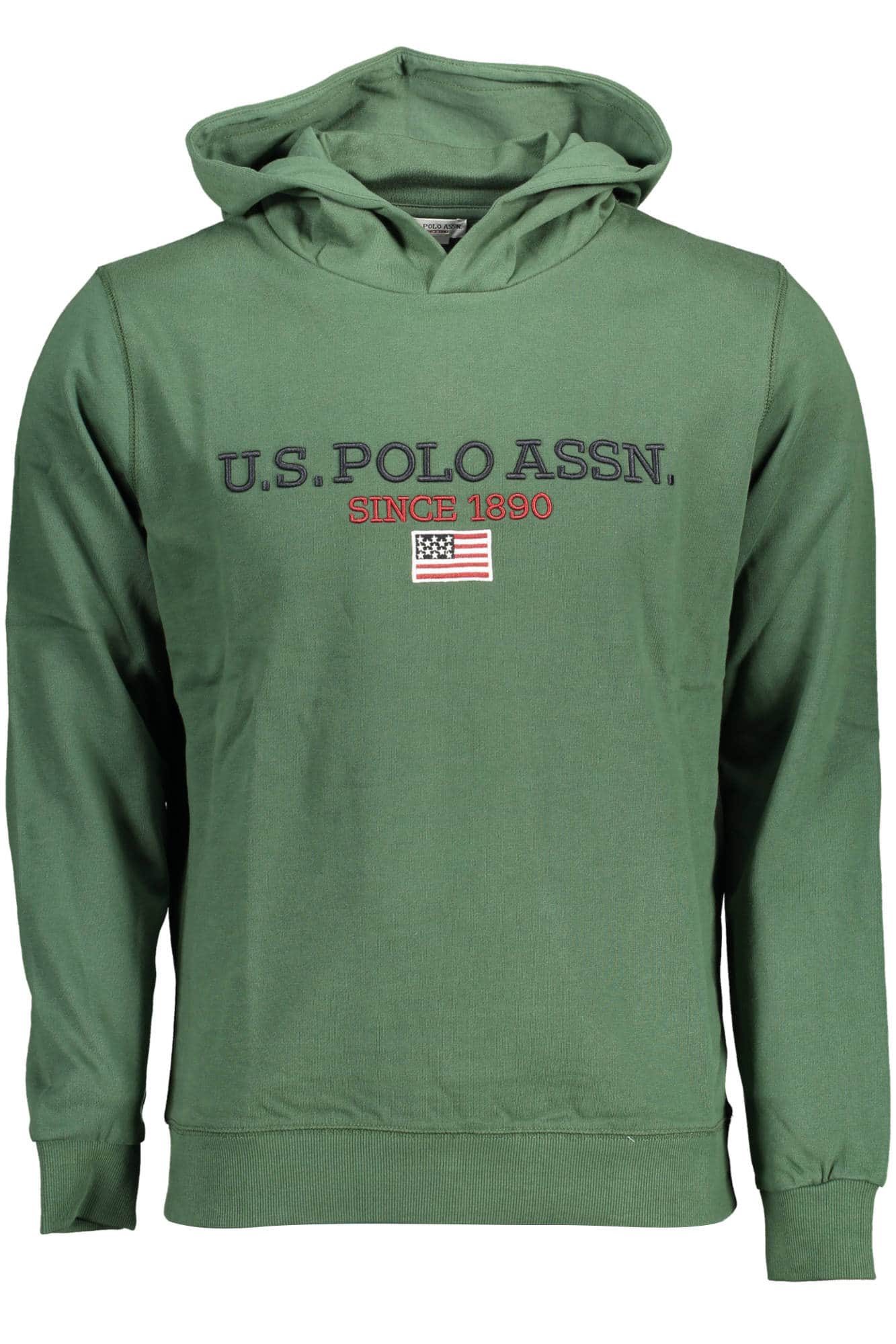 US POLO ASSN. HERREN GRÜN MIT REISSVERSCHLUSS SWEATSHIRT