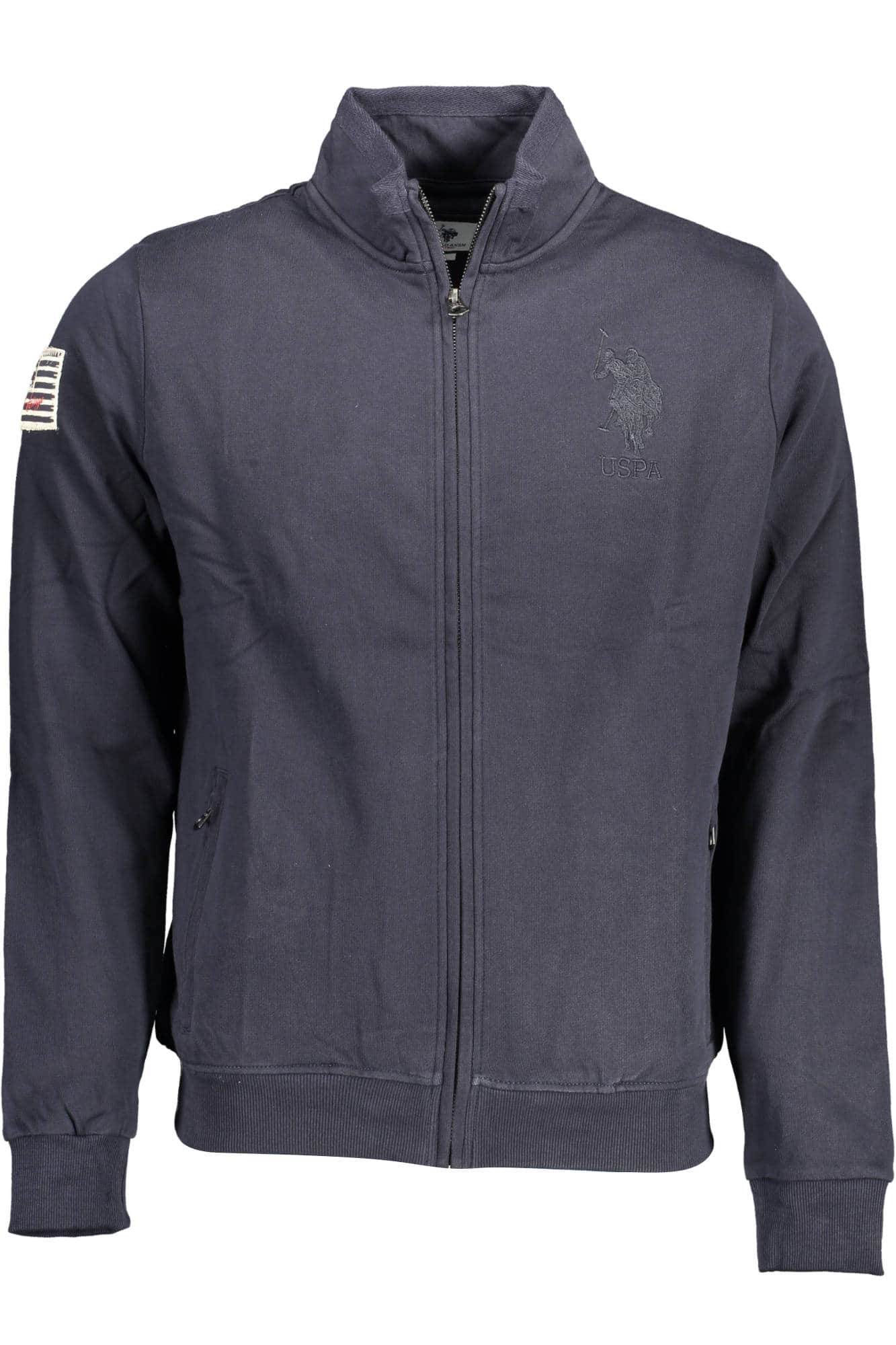 US POLO ASSN. HERREN LILA MIT REISSVERSCHLUSS SWEATSHIRT