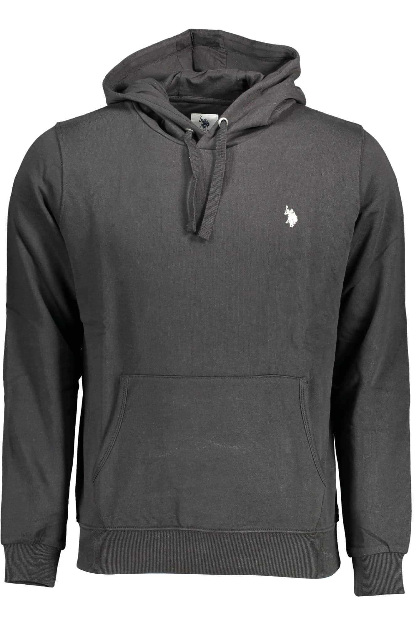 US POLO ASSN. HERREN SCHWARZ MIT REISSVERSCHLUSS SWEATSHIRT