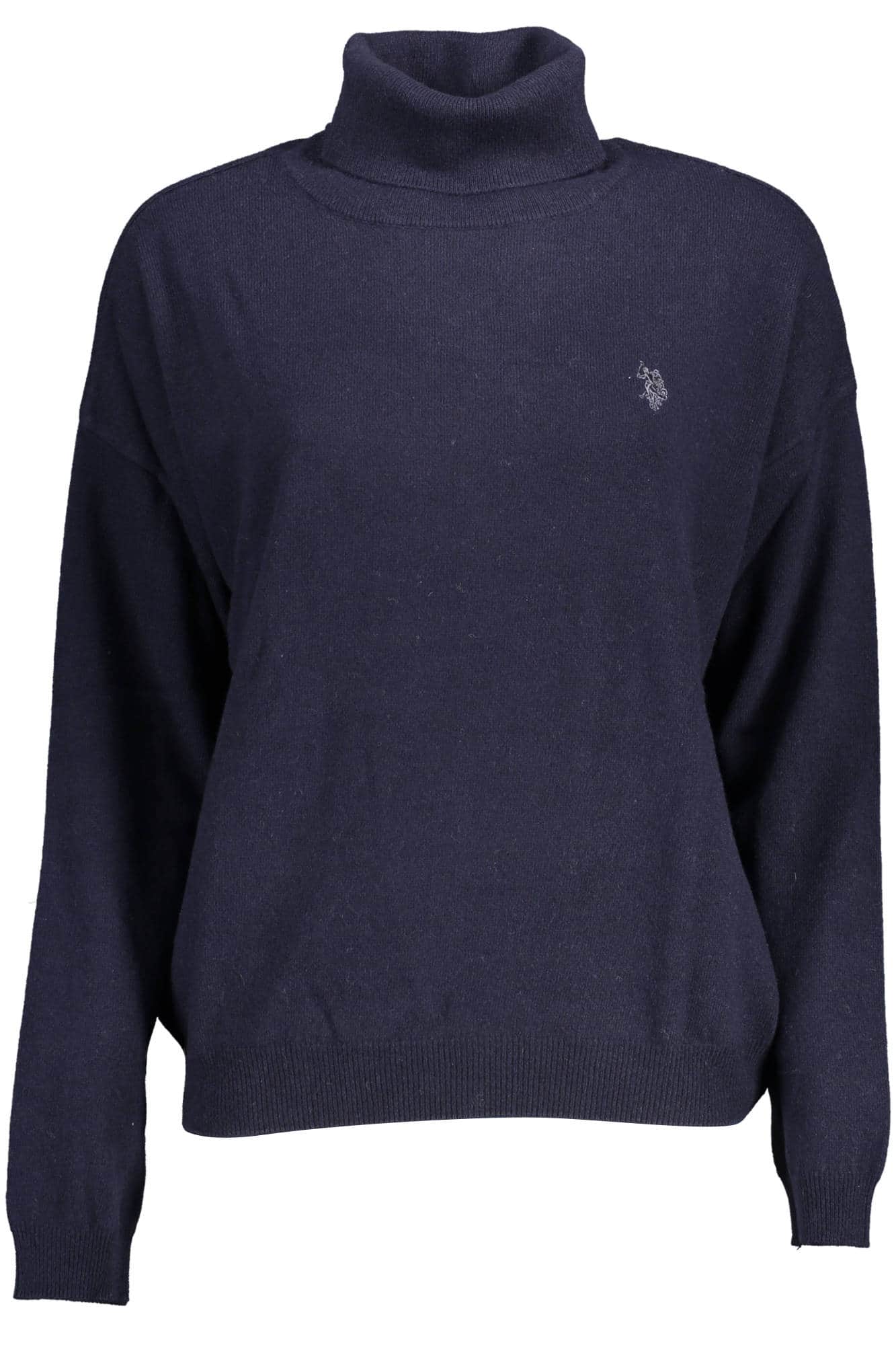 US POLO ASSN. DAMEN BLAU ROLLKRAGEN