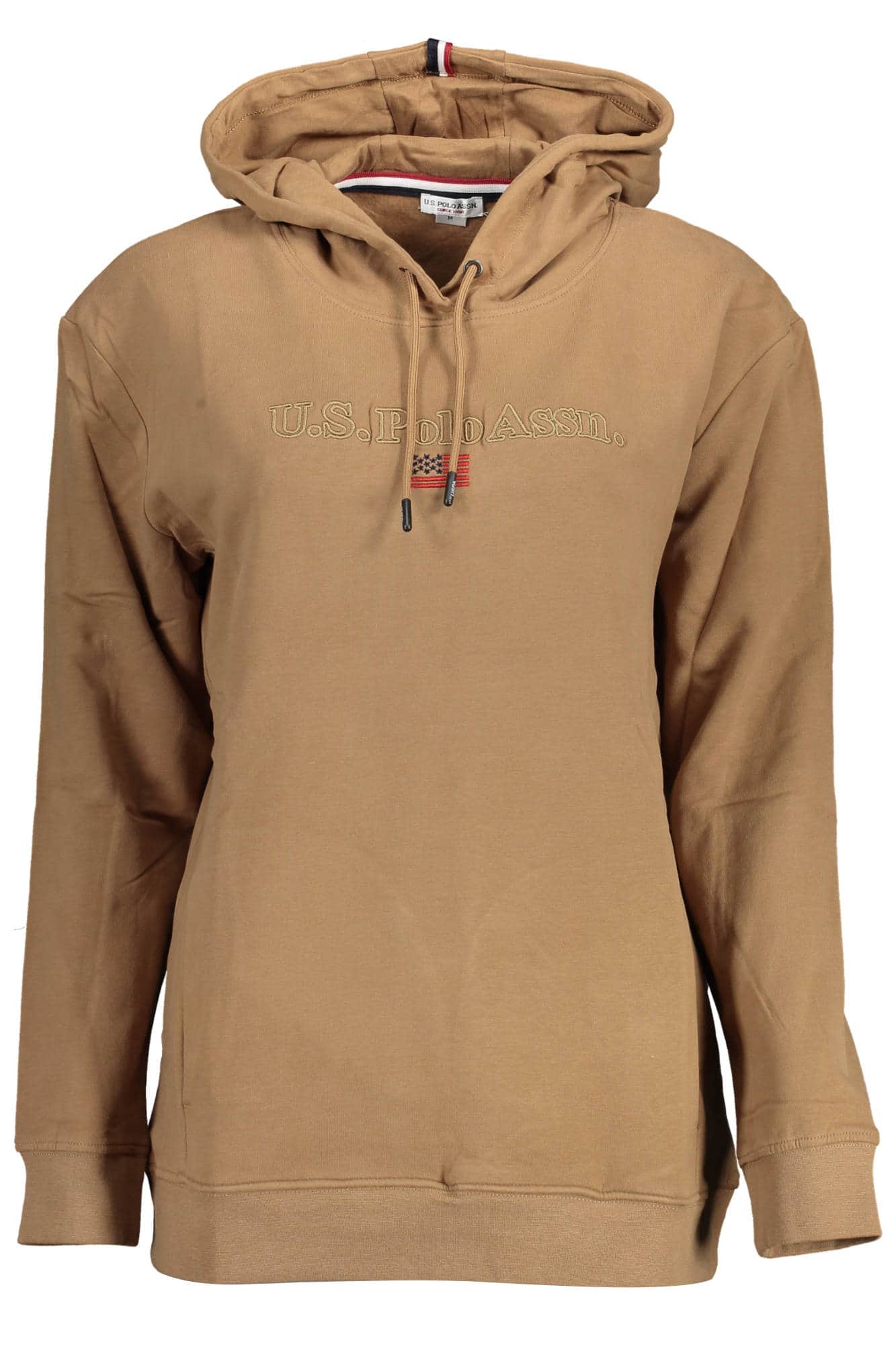 US POLO ASSN. DAMEN BRAUN MIT REISSVERSCHLUSS SWEATSHIRT