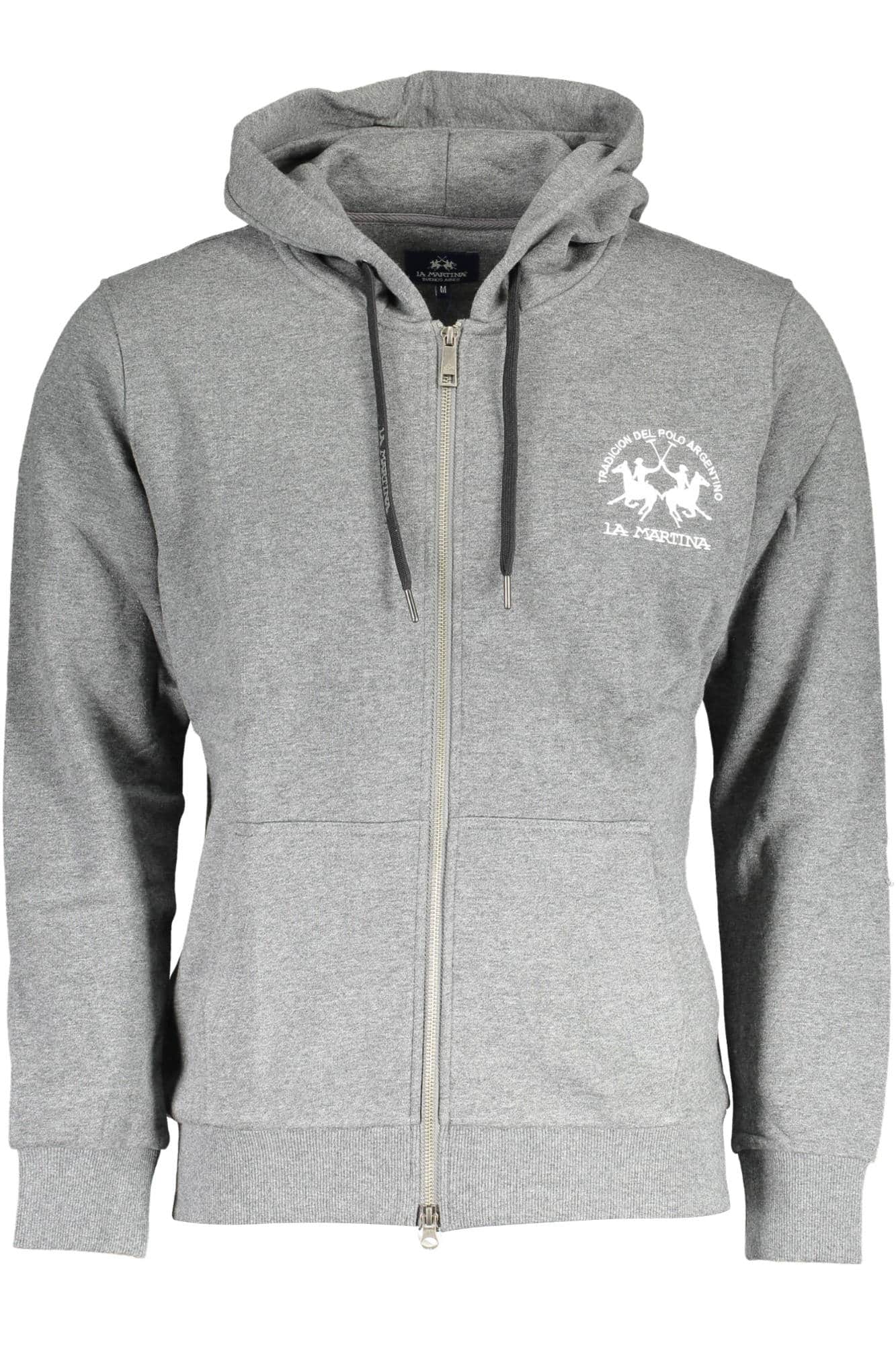 LA MARTINA HERREN GRAU MIT REISSVERSCHLUSS SWEATSHIRT