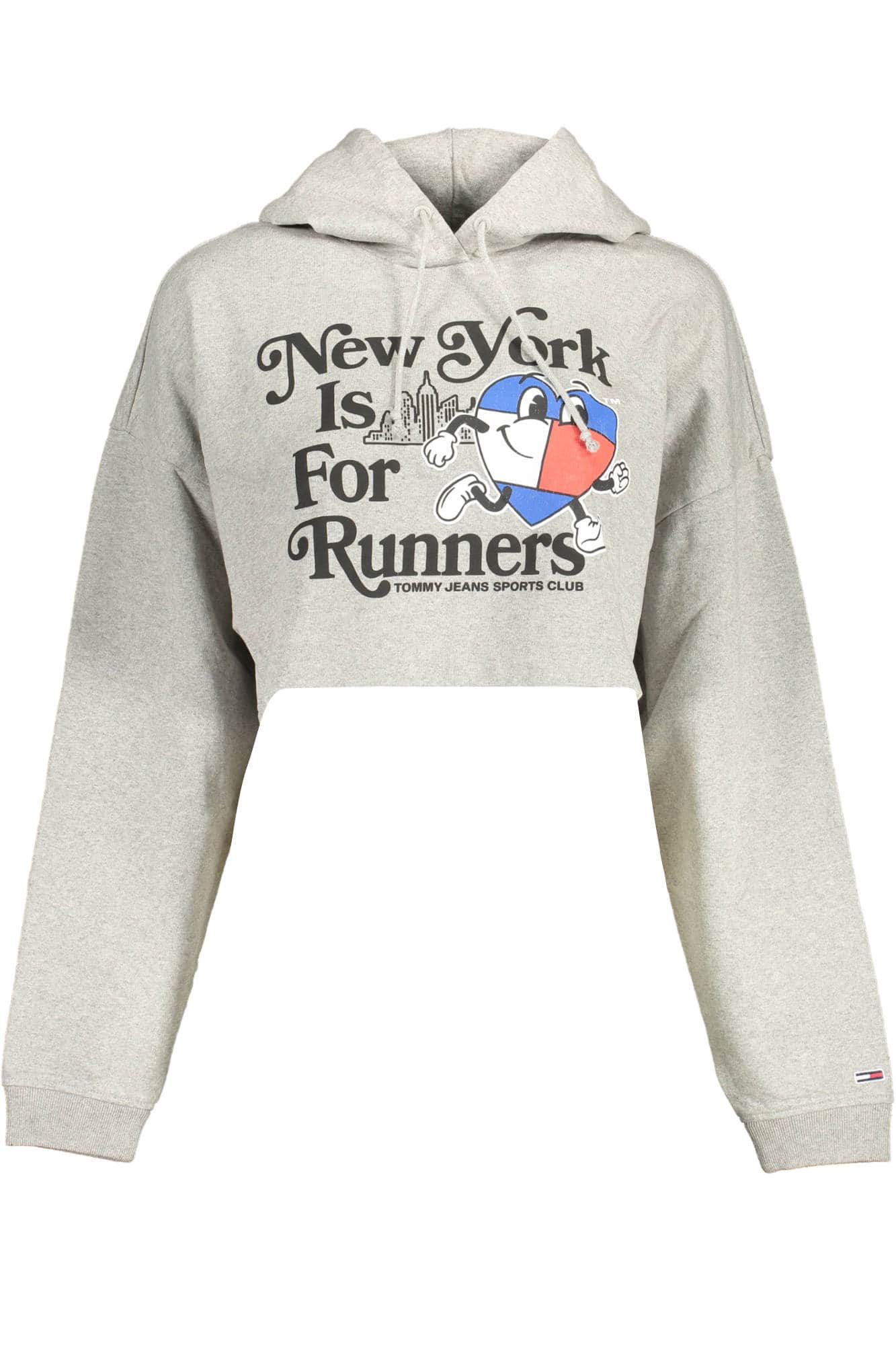 TOMMY HILFIGER SWEATSHIRT OHNE REISSVERSCHLUSS DAMEN GRAU