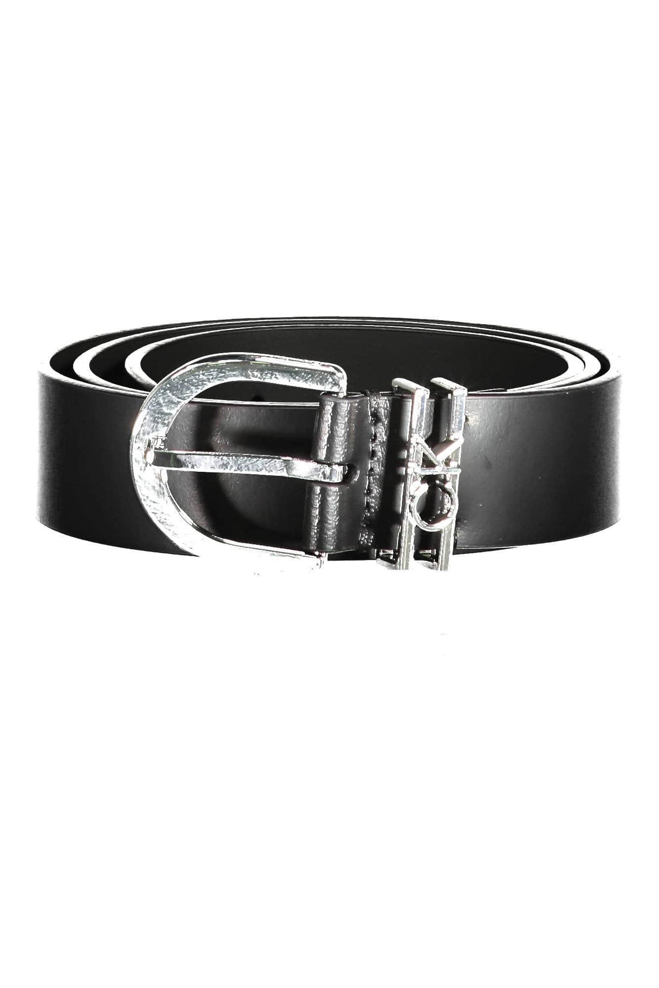 CALVIN KLEIN DAMEN LEDER GÜRTEL SCHWARZ