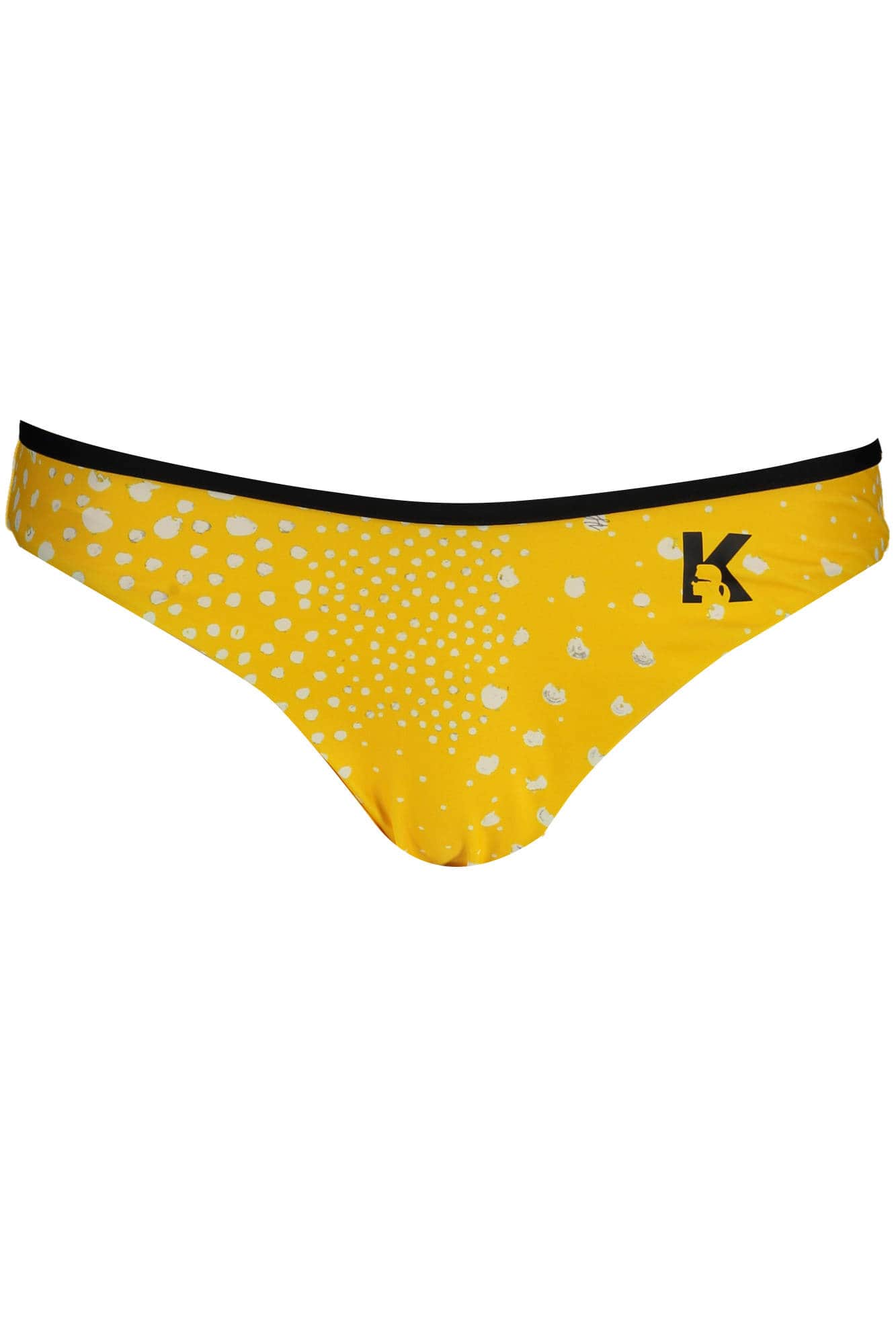 KARL LAGERFELD BADEMODE DAMEN BADEHOSE GELB