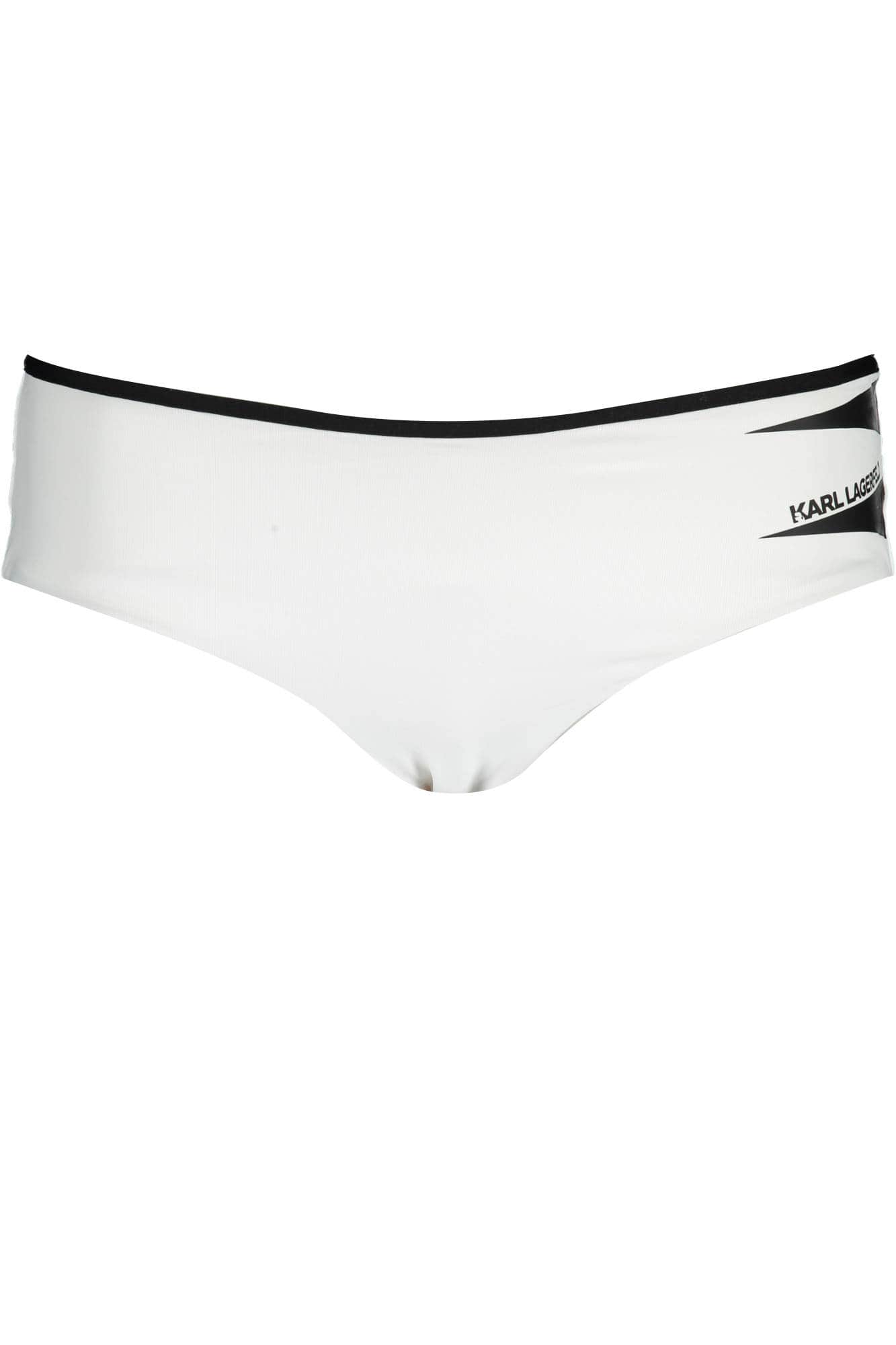 KARL LAGERFELD BADEMODE DAMEN BADEHOSE WEISS