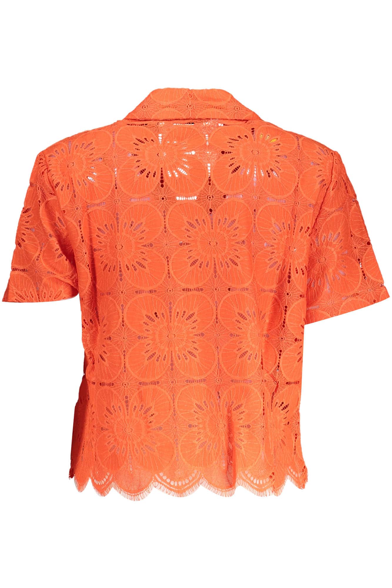 DESIGUAL ORANGE DAMEN KURZARM SHIRT