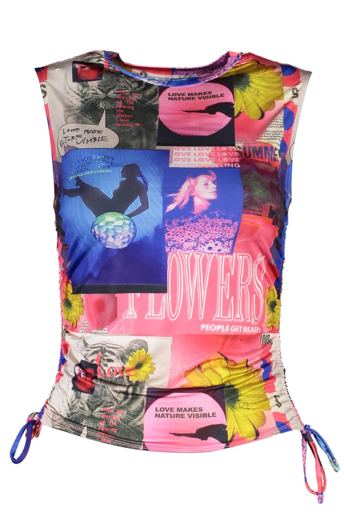 DESIGUAL DAMEN BLAU TANKTOP