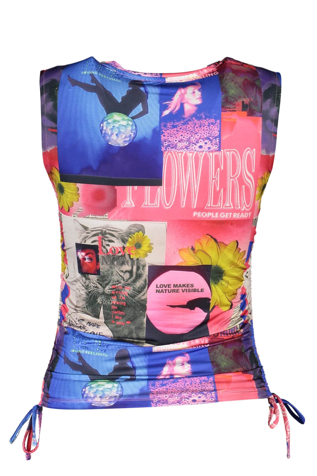 DESIGUAL DAMEN BLAU TANKTOP
