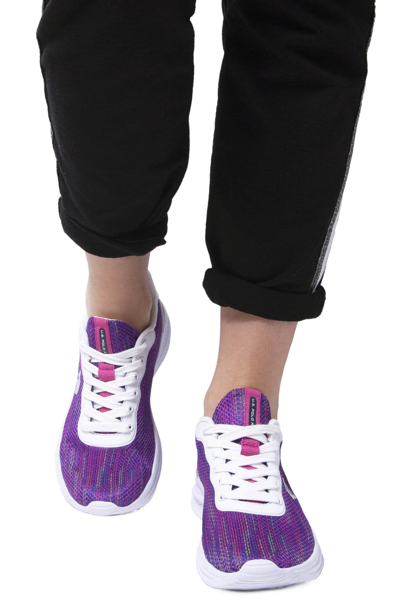 US POLO ASSN. DAMEN LILA SPORTSCHUHE