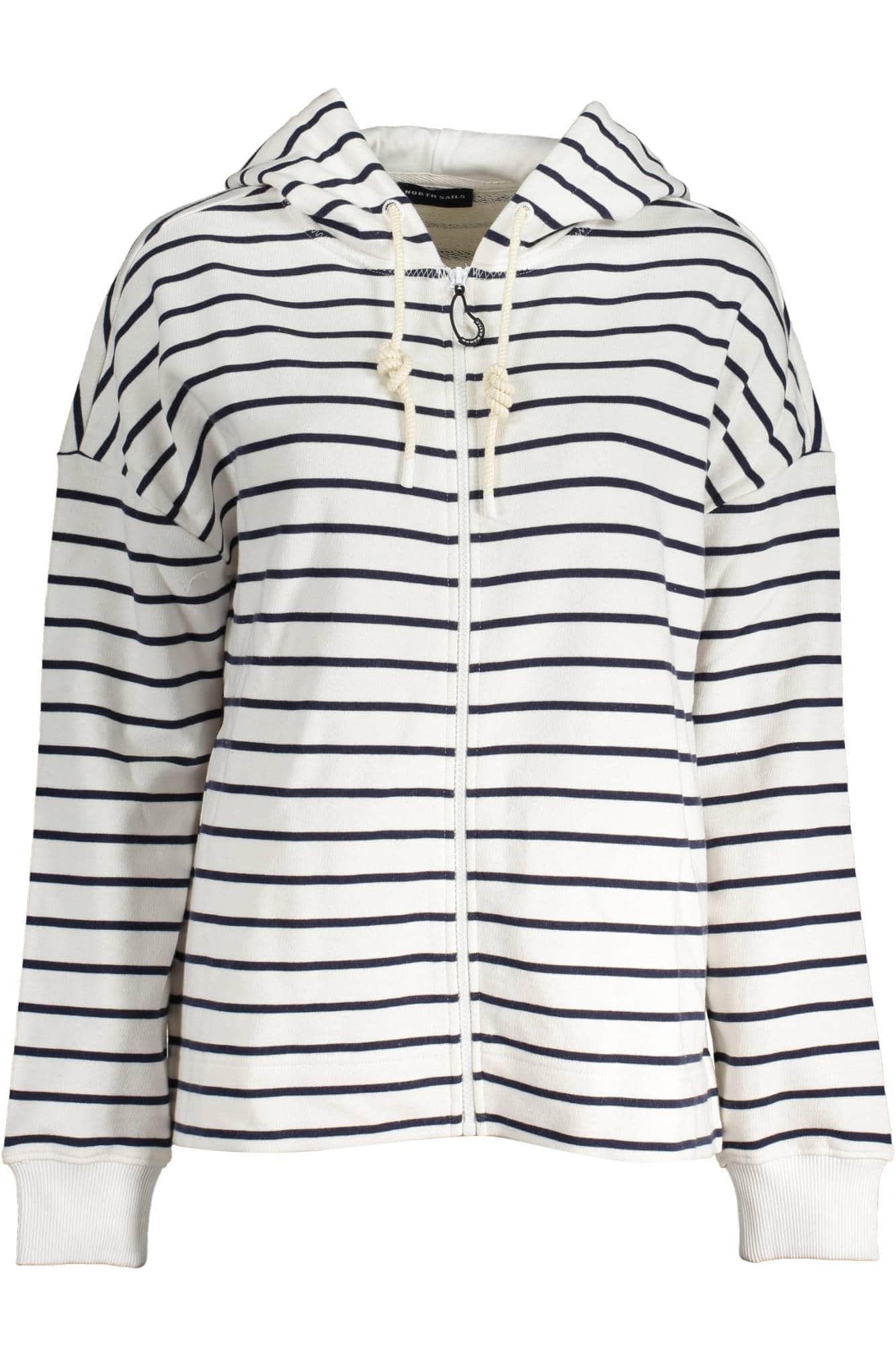 NORTH SAILS DAMEN WEISS MIT REISSVERSCHLUSS SWEATSHIRT