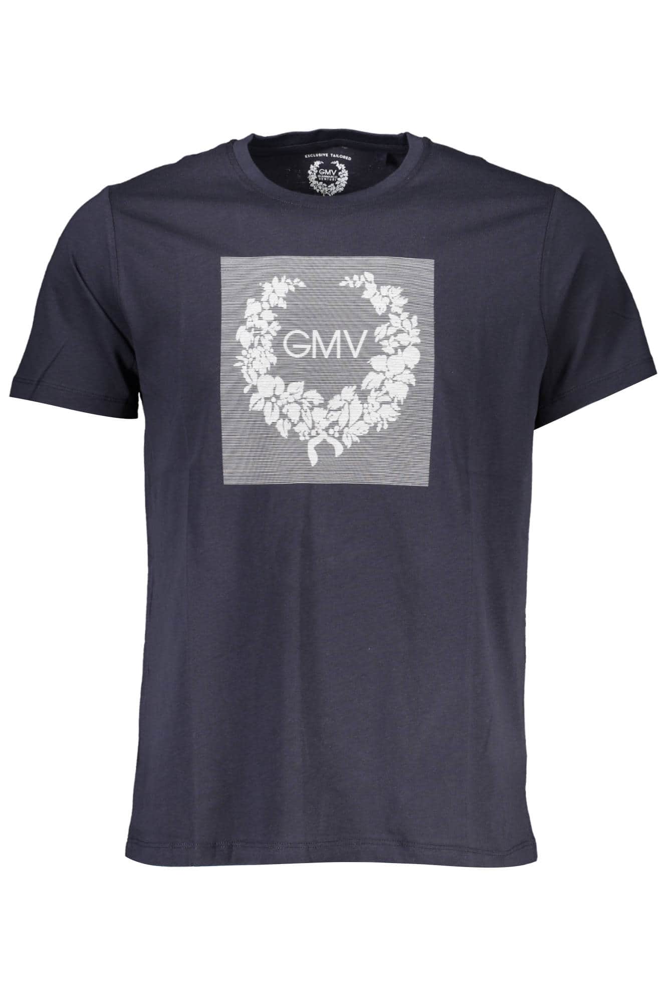 GIAN MARCO VENTURI HERREN KURZARM T-SHIRT BLAU