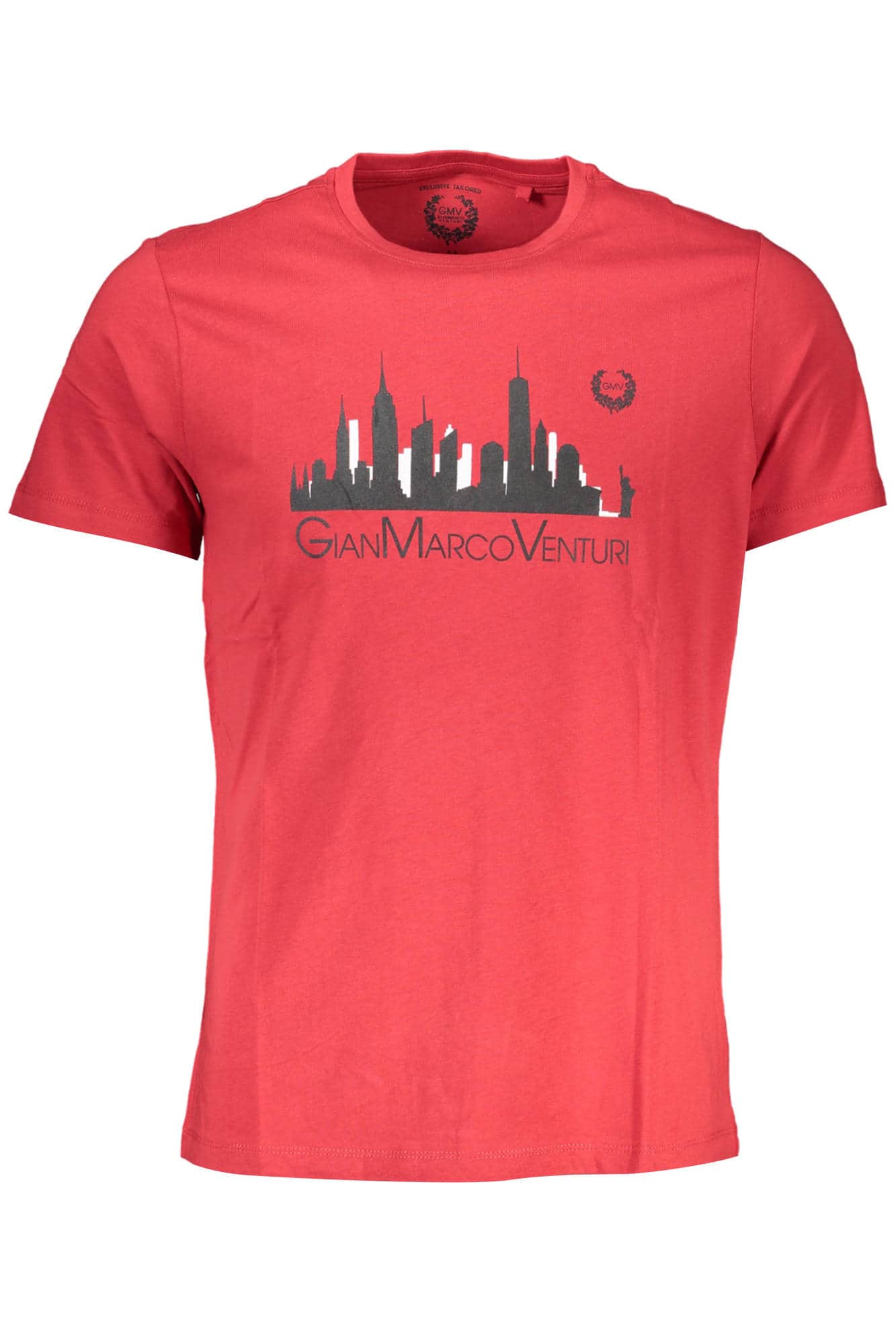 GIAN MARCO VENTURI HERREN KURZARM T-SHIRT ROT