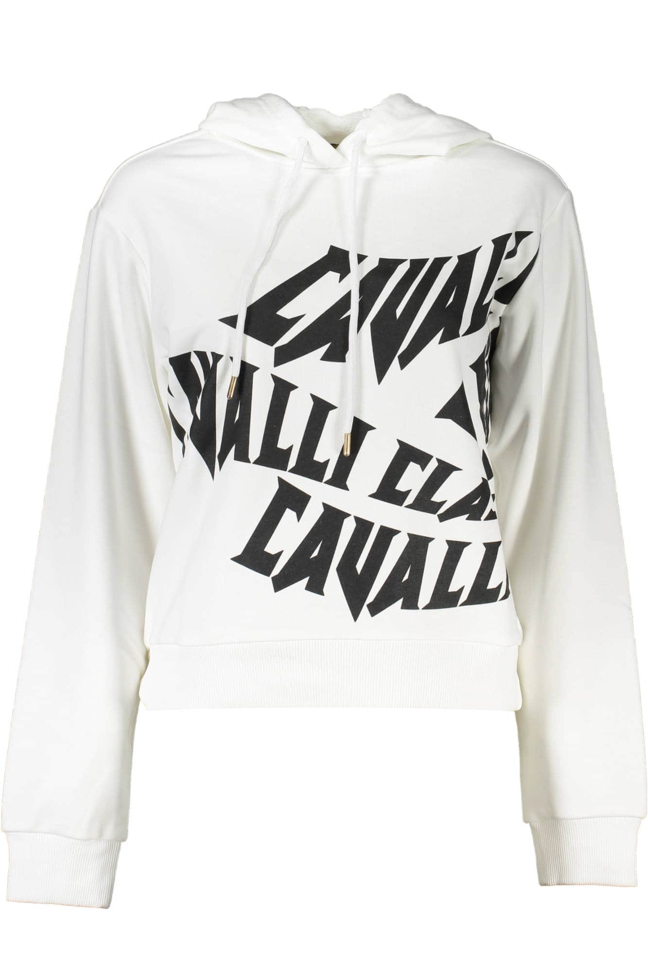 CAVALLI CLASS SCHWARZ SWEATSHIRT OHNE REISSVERSCHLUSS