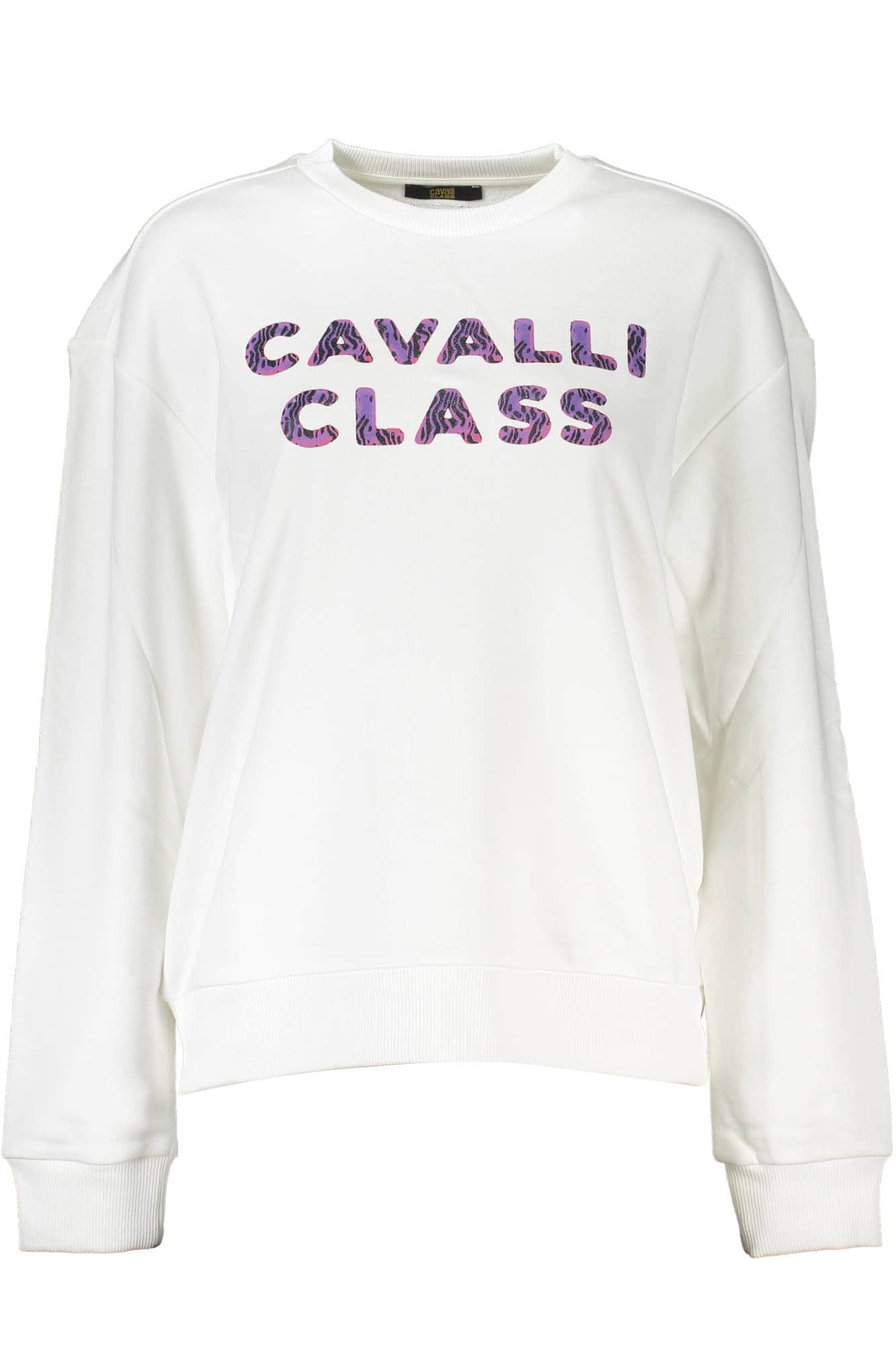 CAVALLI CLASS SCHWARZ SWEATSHIRT OHNE REISSVERSCHLUSS