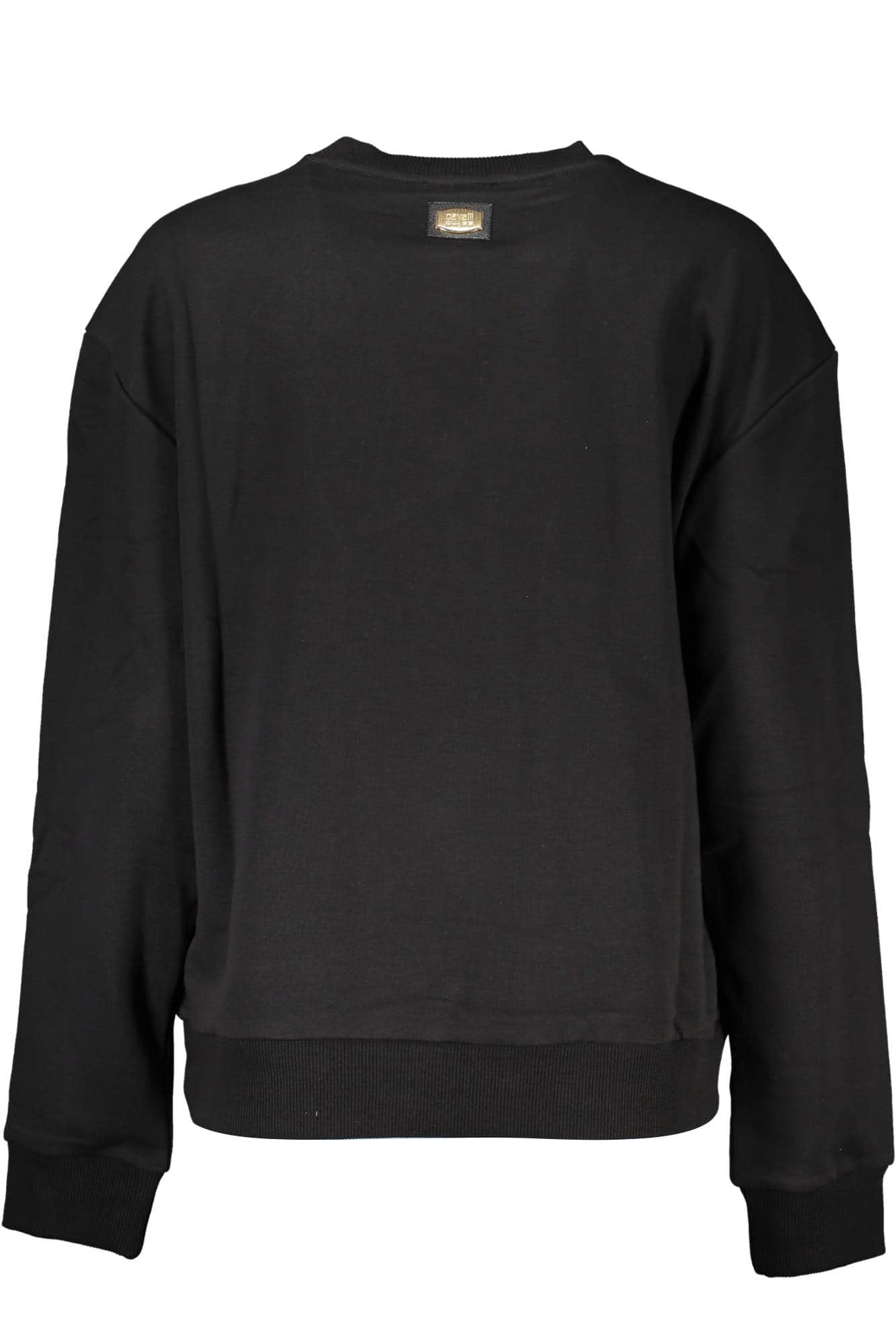 CAVALLI CLASS SCHWARZ SWEATSHIRT OHNE REISSVERSCHLUSS