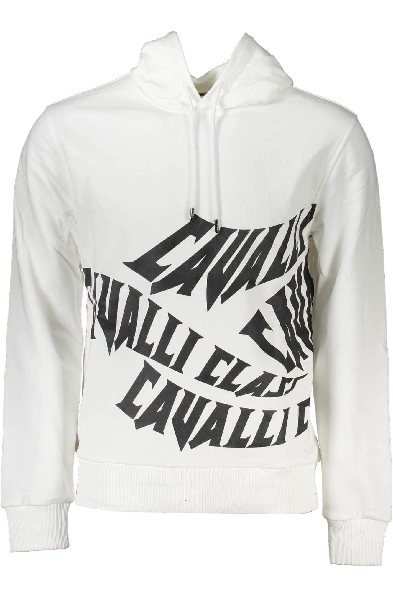 CAVALLI CLASS SWEATSHIRT OHNE REISSVERSCHLUSS HERREN WEISS