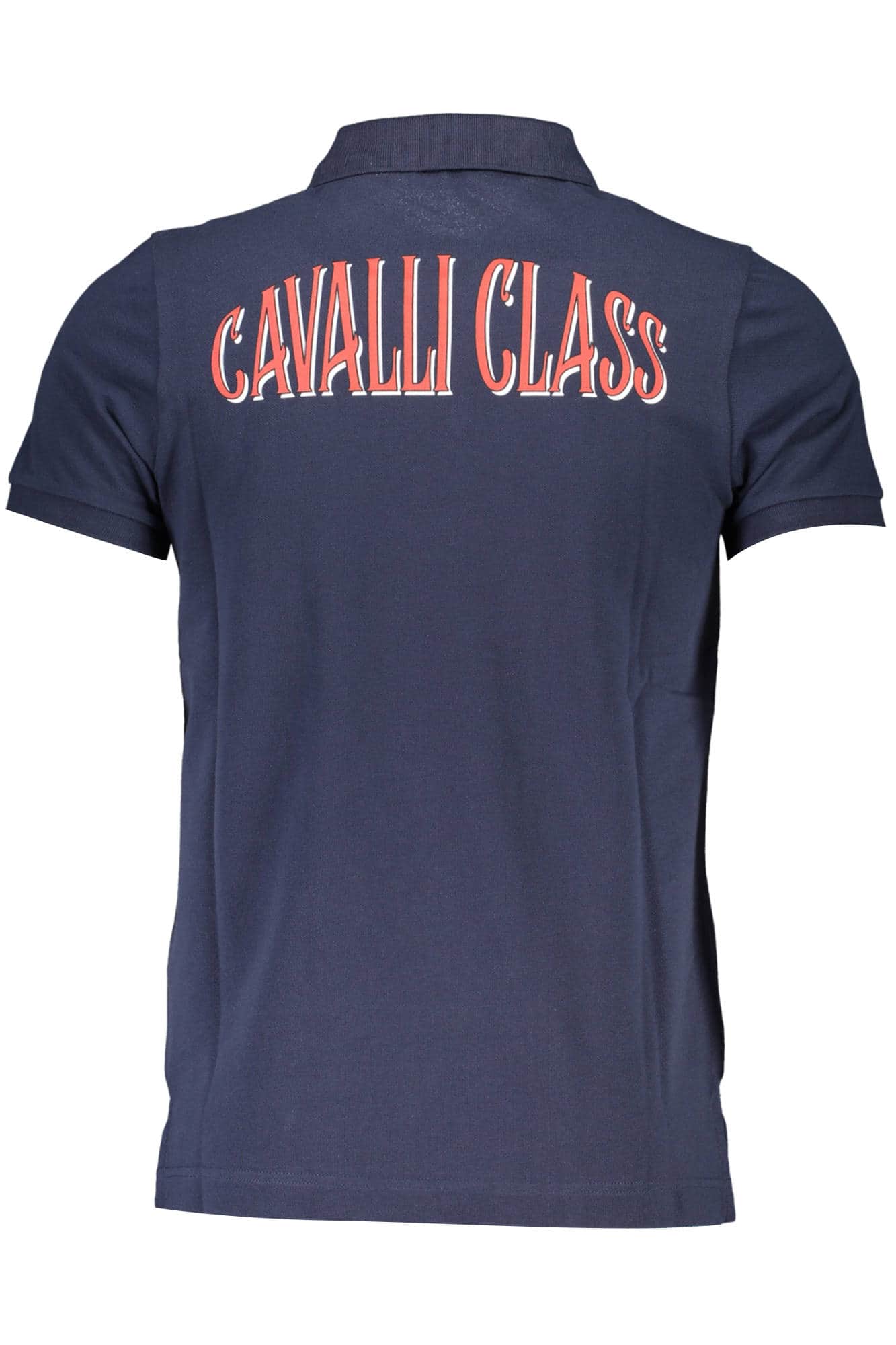 CAVALLI CLASS POLO KURZARM HERREN WEISS