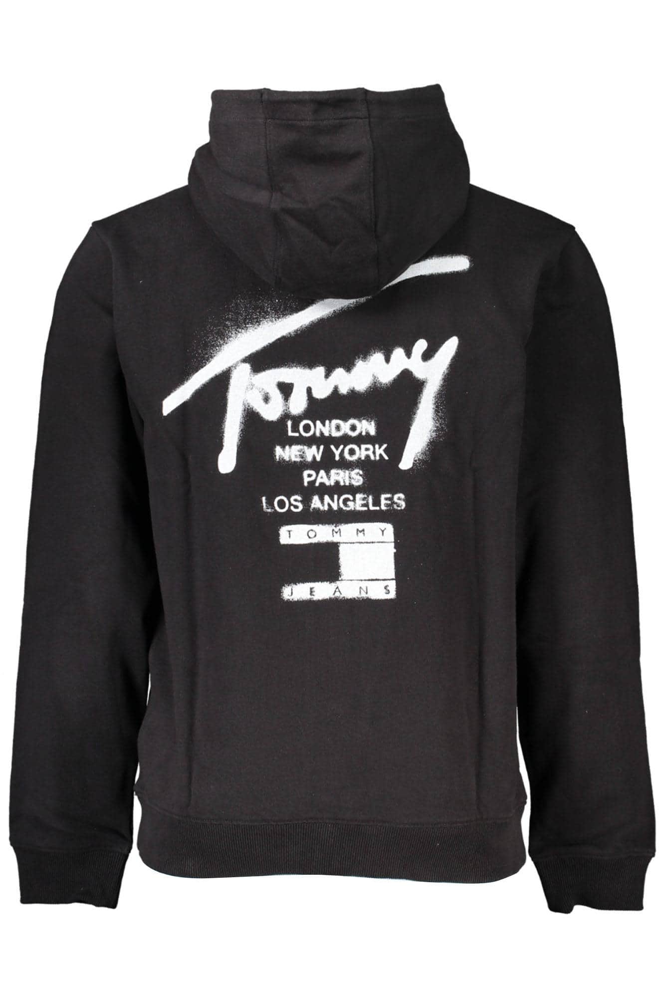 TOMMY HILFIGER HERREN SCHWARZ MIT REISSVERSCHLUSS SWEATSHIRT